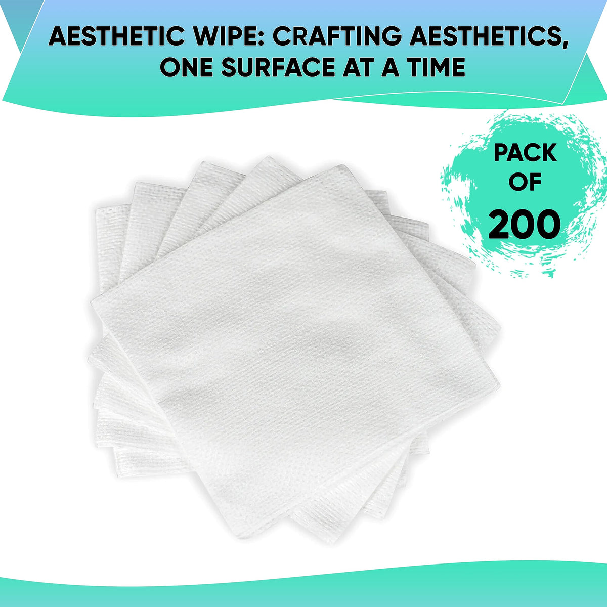 Perfect Stix - Toallita Estética de 4 x 4 Pulgadas, Paquete de 200 Unidades