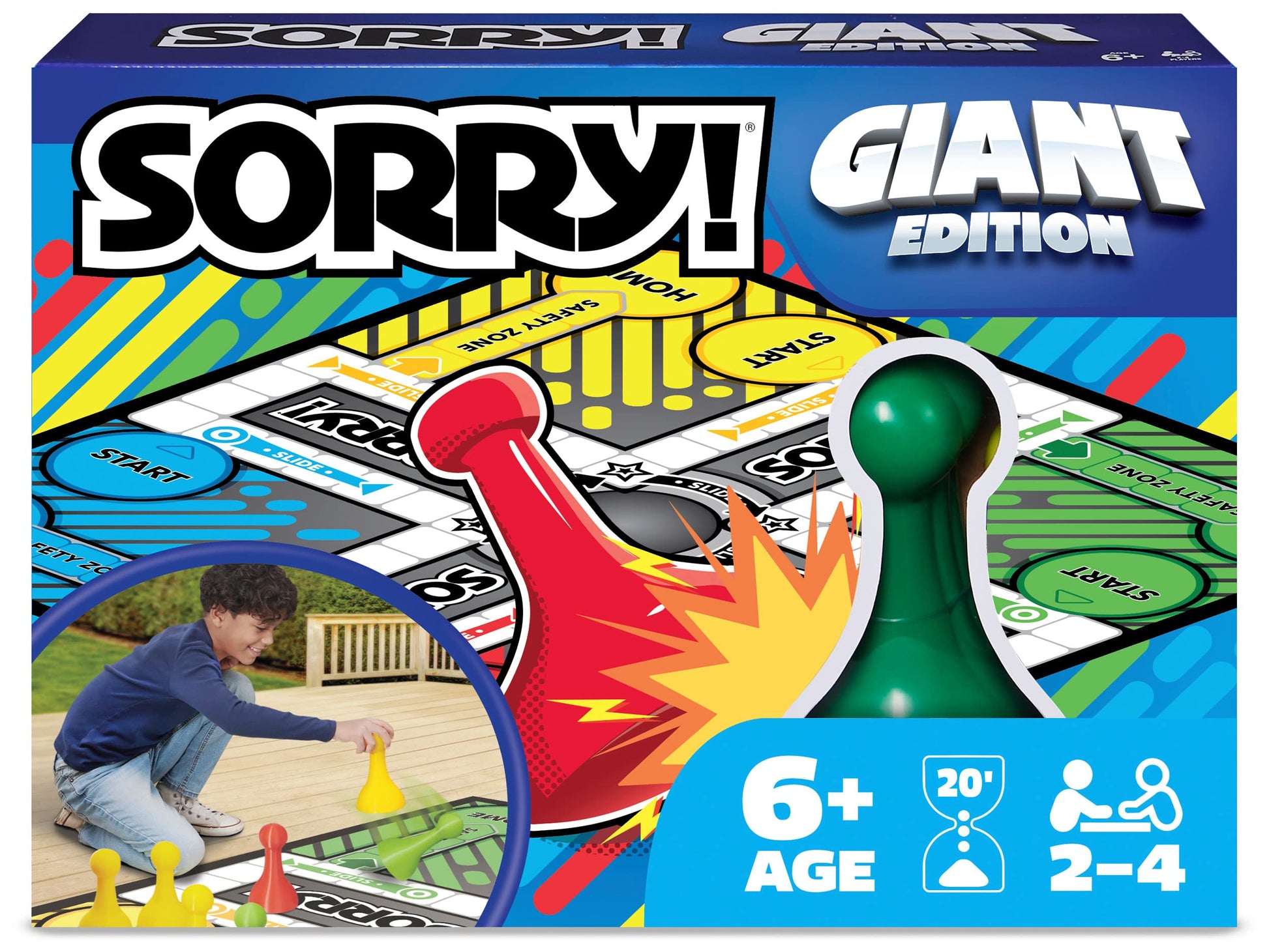 Juego de Mesa Spin Master Games Giant Sorry Verano para Exteriores e Interiores