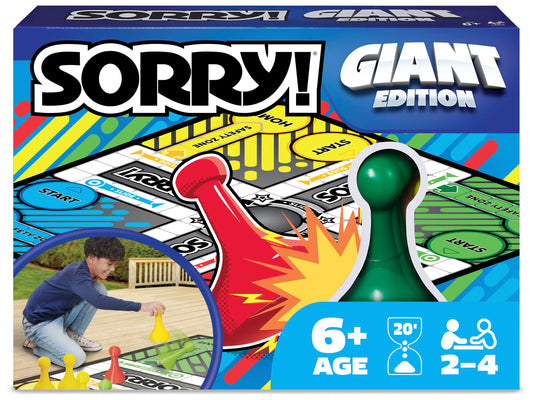 Juego de Mesa Spin Master Games Giant Sorry Verano para Exteriores e Interiores