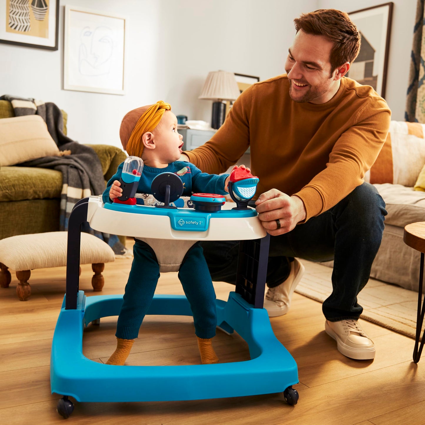 Safety 1 - Listo, conjunto, caminata DX Developmental Walker, Spotlight Teal