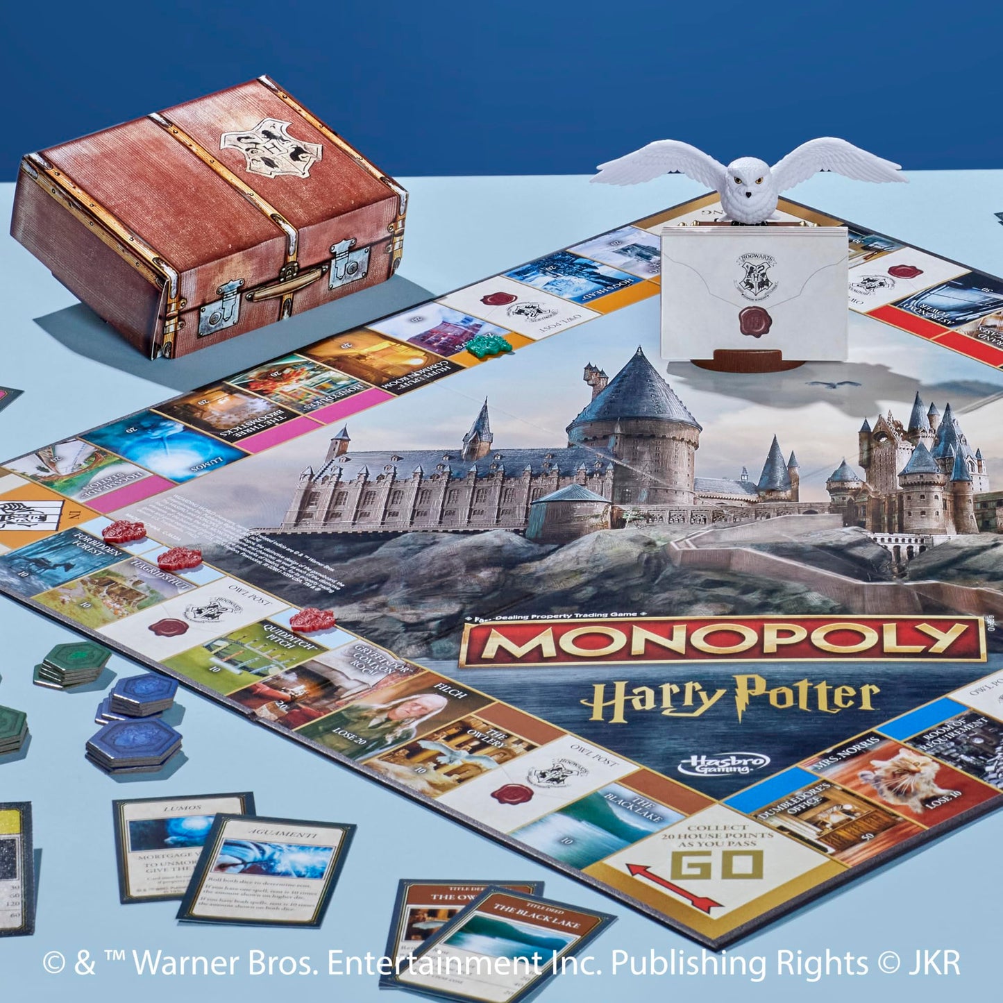 Hasbro Gaming Monopoly Harry Potter Edition Juego de Mesa | Una Aventura mágica en Hogwarts | A Partir de 8 años | 2 a 6 Jugadores | Juegos Familiares | Regalos para niños y Adultos