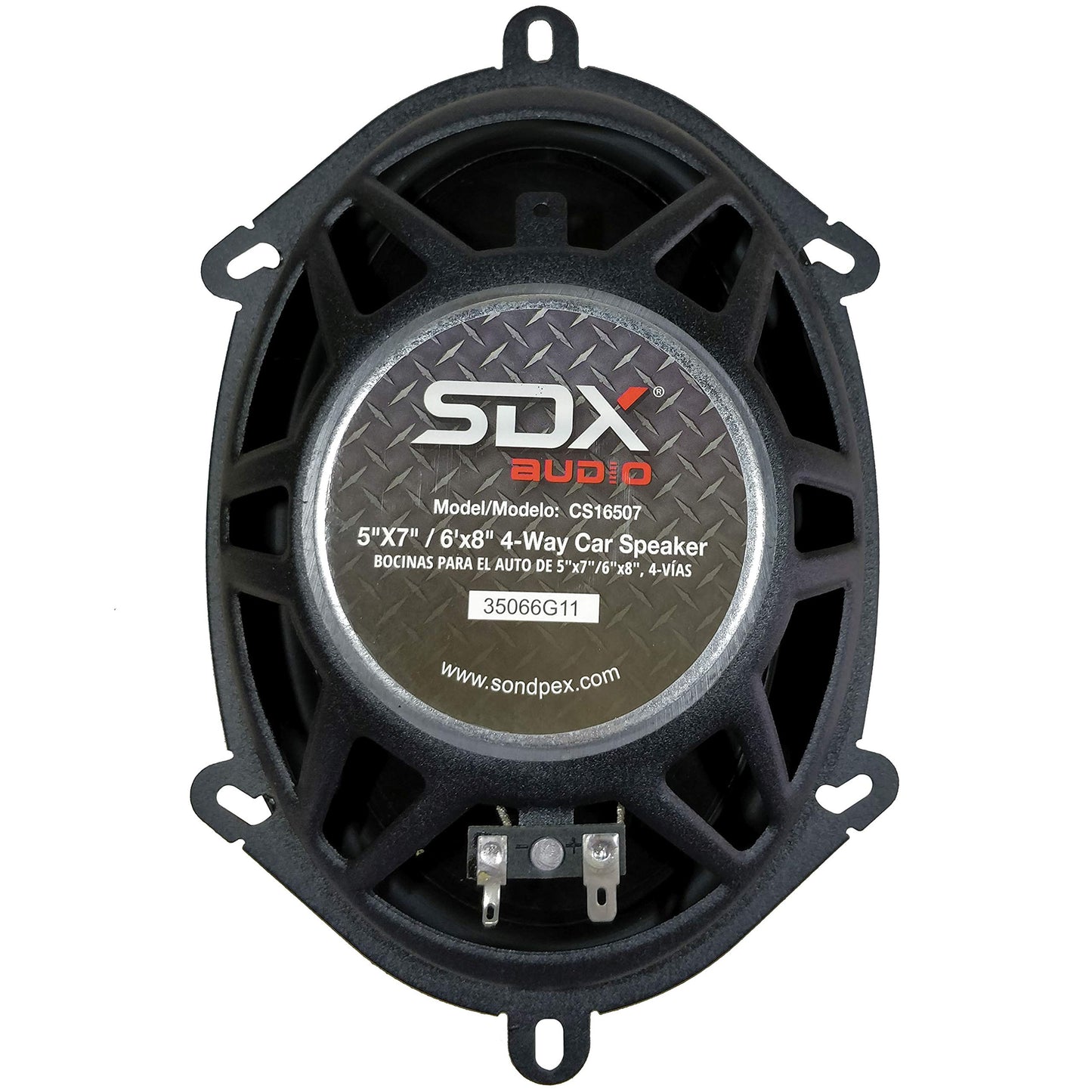 SONDPEX - Altavoz de coche de 5 x 7 pulgadas / 6 x 8 pulgadas, par de 4 vías, altavoces coaxiales para coche, sistema de altavoces estéreo para coche, altavoz de audio para coche, altavoz de agudos de