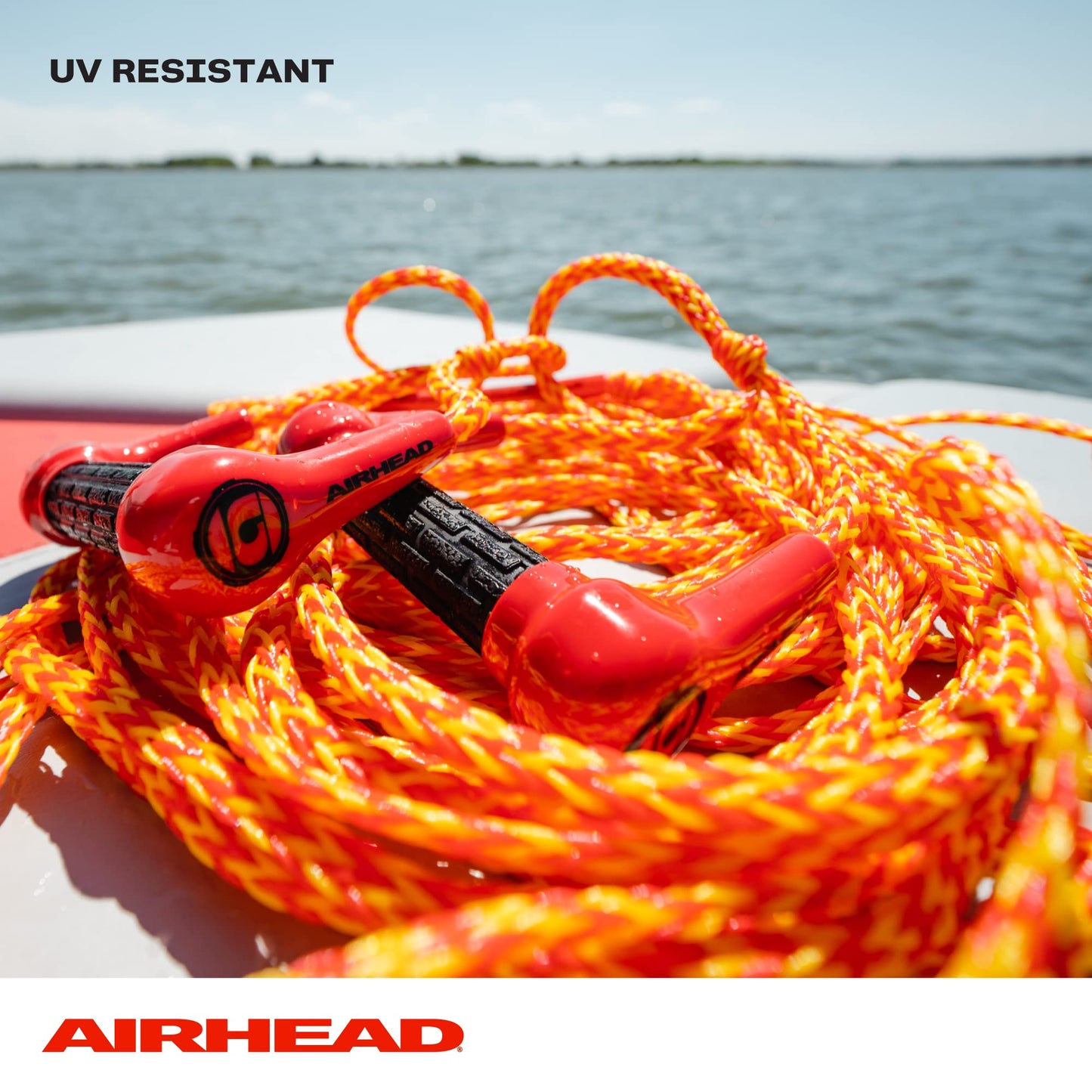 Boating Accessories New AIRHEAD DBL Handle SKI Rope AHSR6