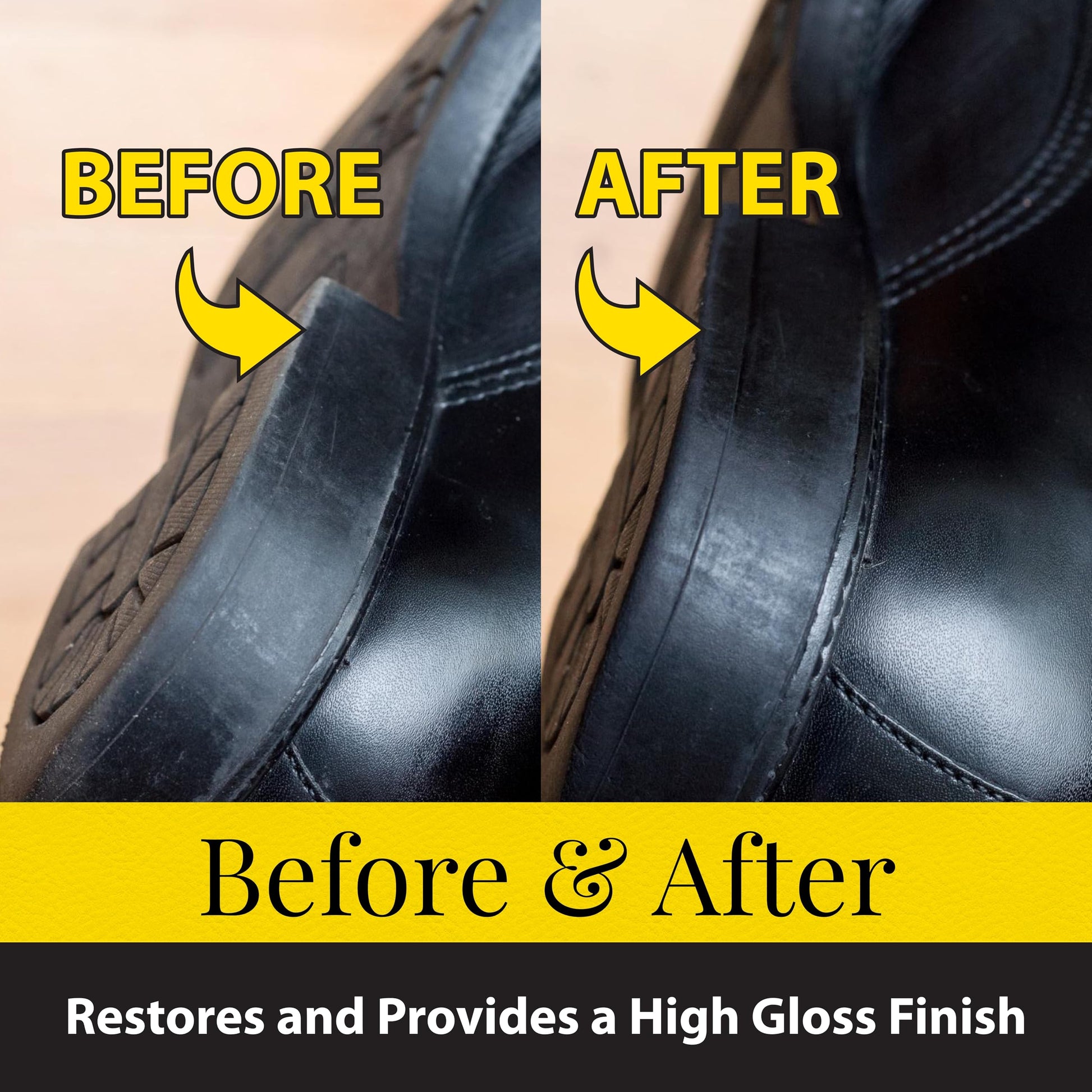 Fiebing's Leather Sole & Heel Brown Edge Dressing, 4 Oz. - Gloss Shoe Dressing