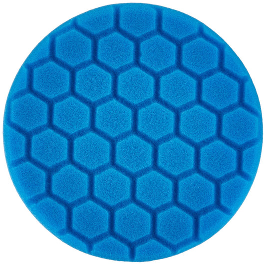 Chemical Guys Hex-Logic Pad, Pulido Ligero/Almohadilla de Acabado, Azul, 13.97 cm