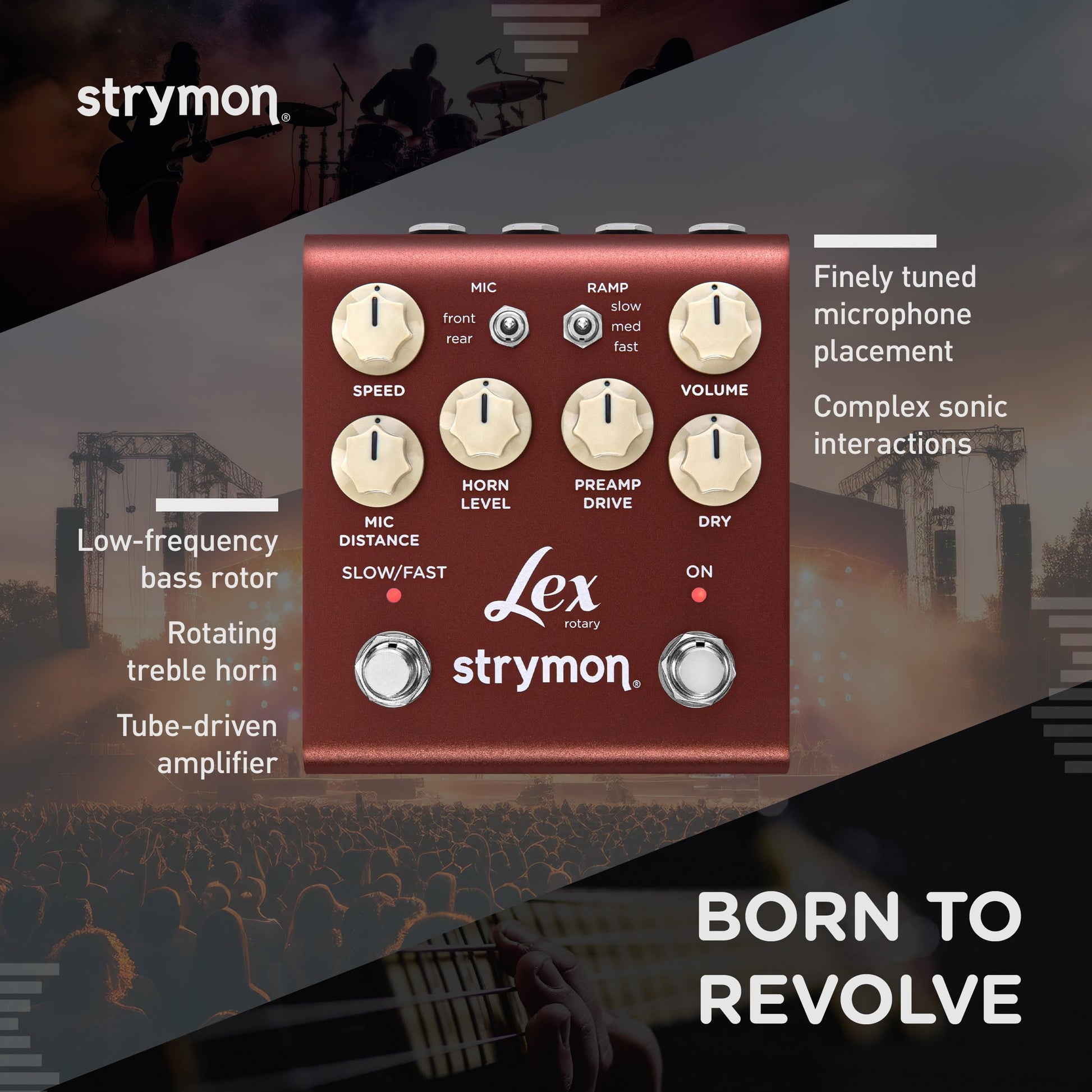 Pedal de Efectos Strymon Lex V2 para Guitarra Eléctrica y Acústica, Sintetizadores, Voz y Teclados