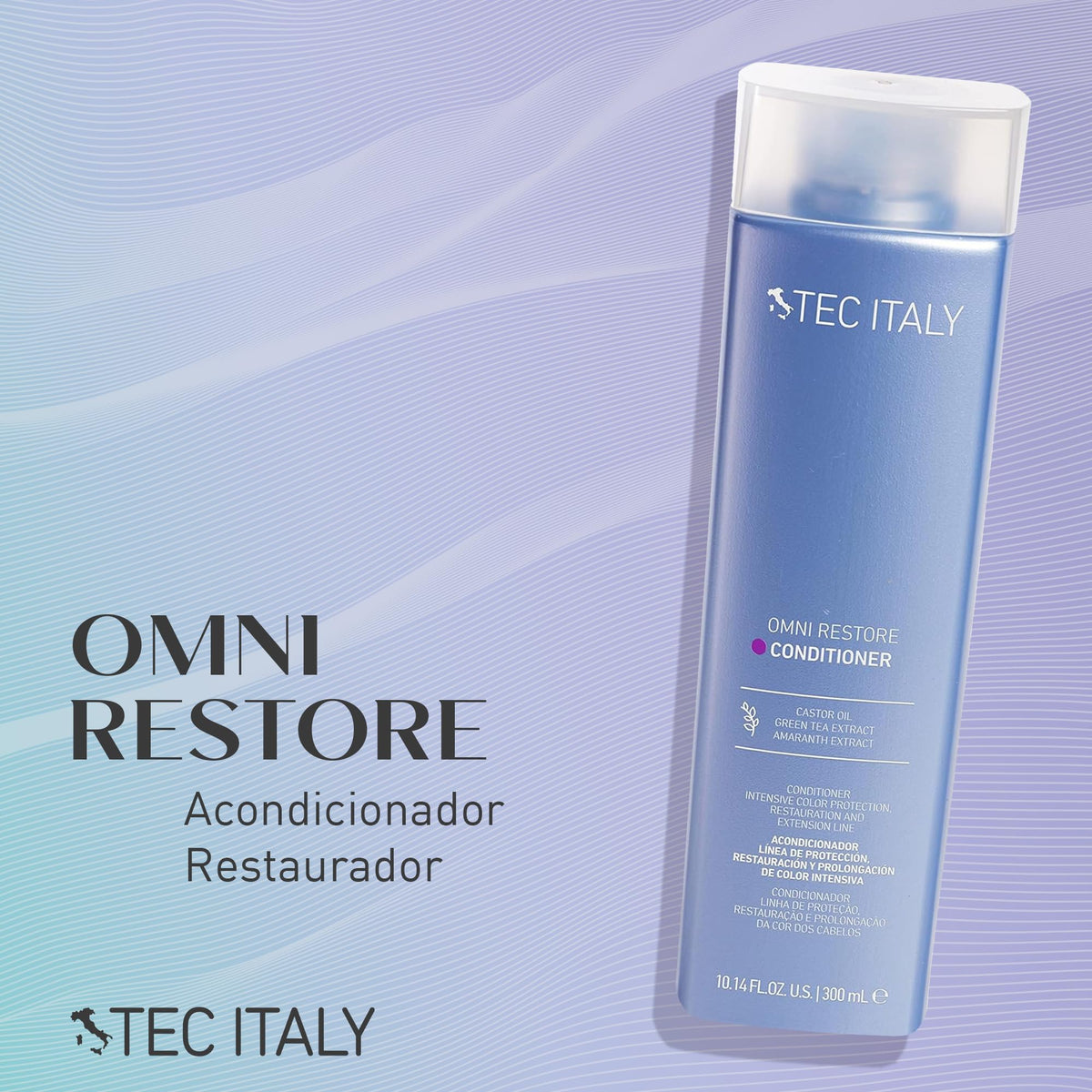 TEC ITALY Lumina Conditioner Matizador Rubio Canas Suavidad UV 300 ml
