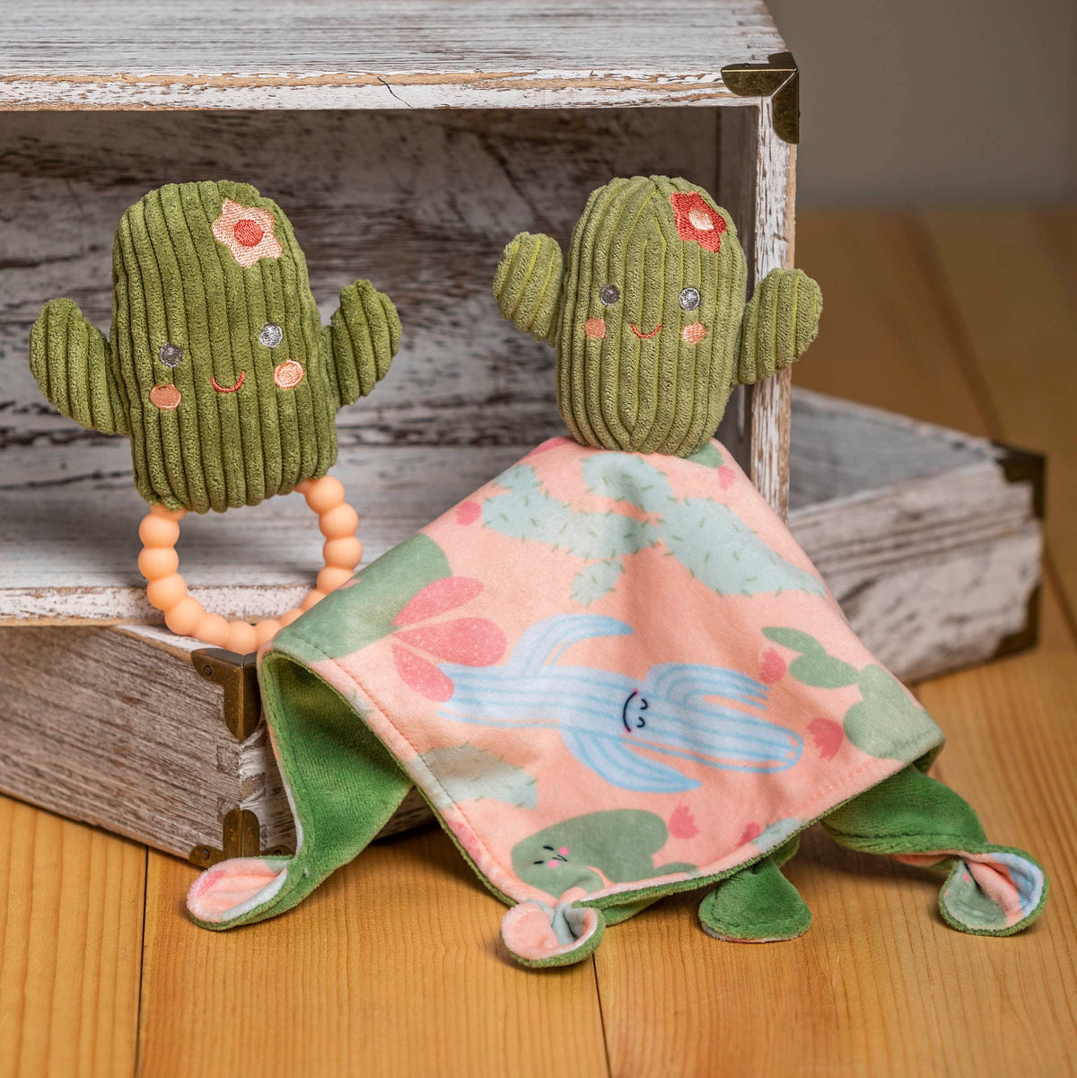 Mary Meyer Soothie - Manta de Seguridad, 10 x 10 Pulgadas, Sweet Cactus