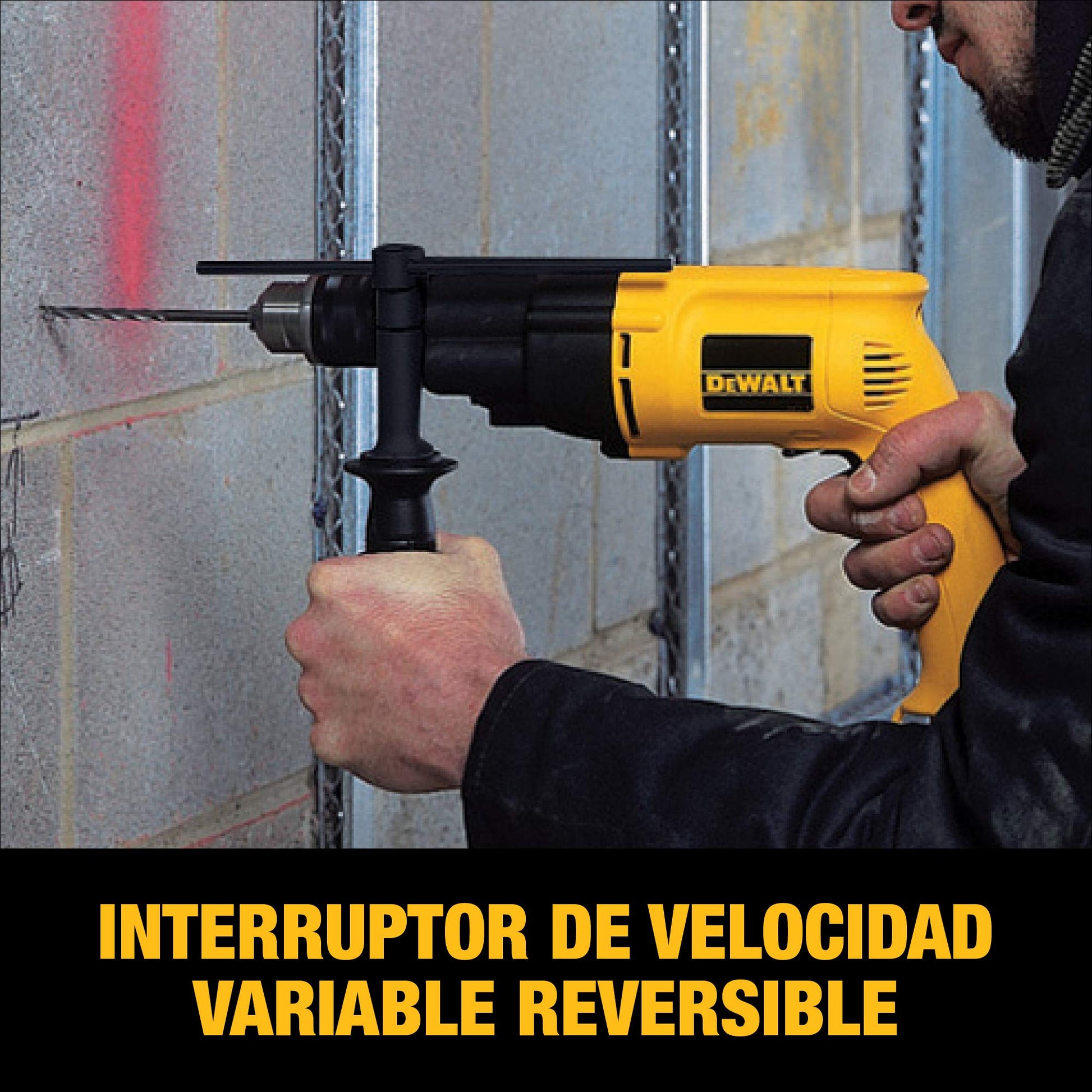 DEWALT Taladro Percutor 1/2 pulg 800W VVR DW505-B3
