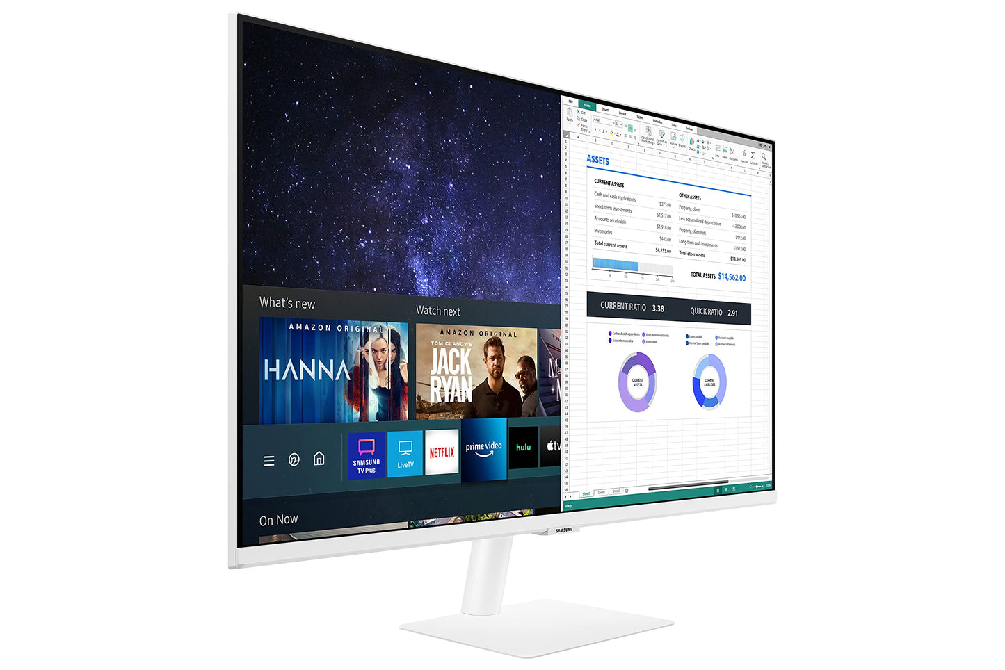 Monitor Samsung M5 27 Pulgadas FHD Inteligente con Transmisión TV Modelo 2021