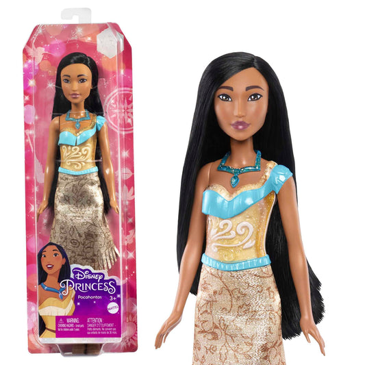 DISNEY Princesa, Pocahontas Muñeca, Princesas Mattel, Juguete Niña 3 años +