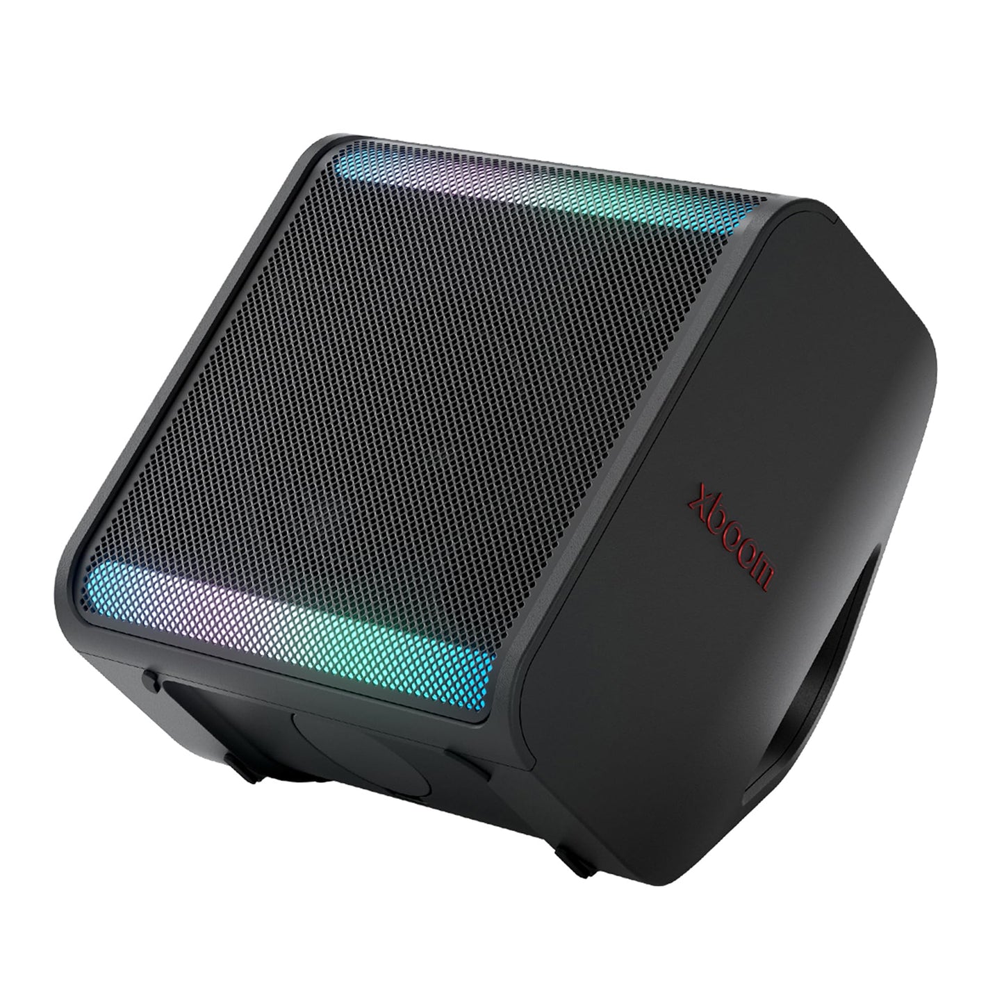 LG xboom Stage 301 AI by will.i.am | Bocina Bluetooth Portátil | Sonido Estéreo con AI y Calibración Inteligente | 12 hrs de Batería | Resistente al Agua IPX4 | Karaoke y DJ App