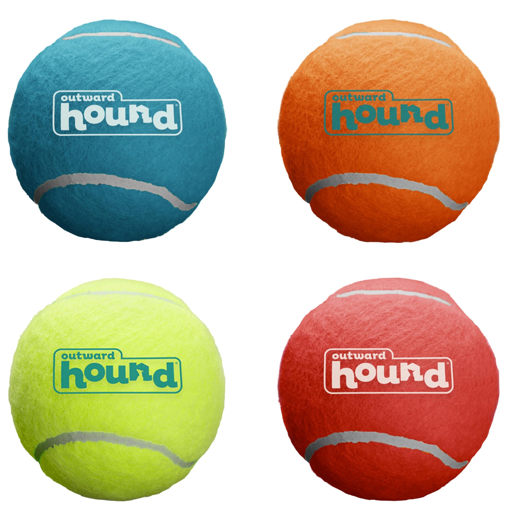 Juguete para Perro Outward Hound Squeaker Ballz Fetch Grande Pack de 4