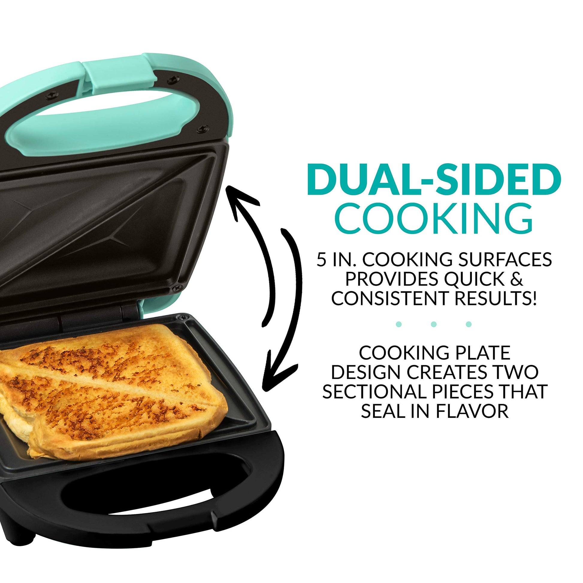 Máquina de Bocadillos Nostalgia Verde Menta para Pizza, Quesadillas y Más