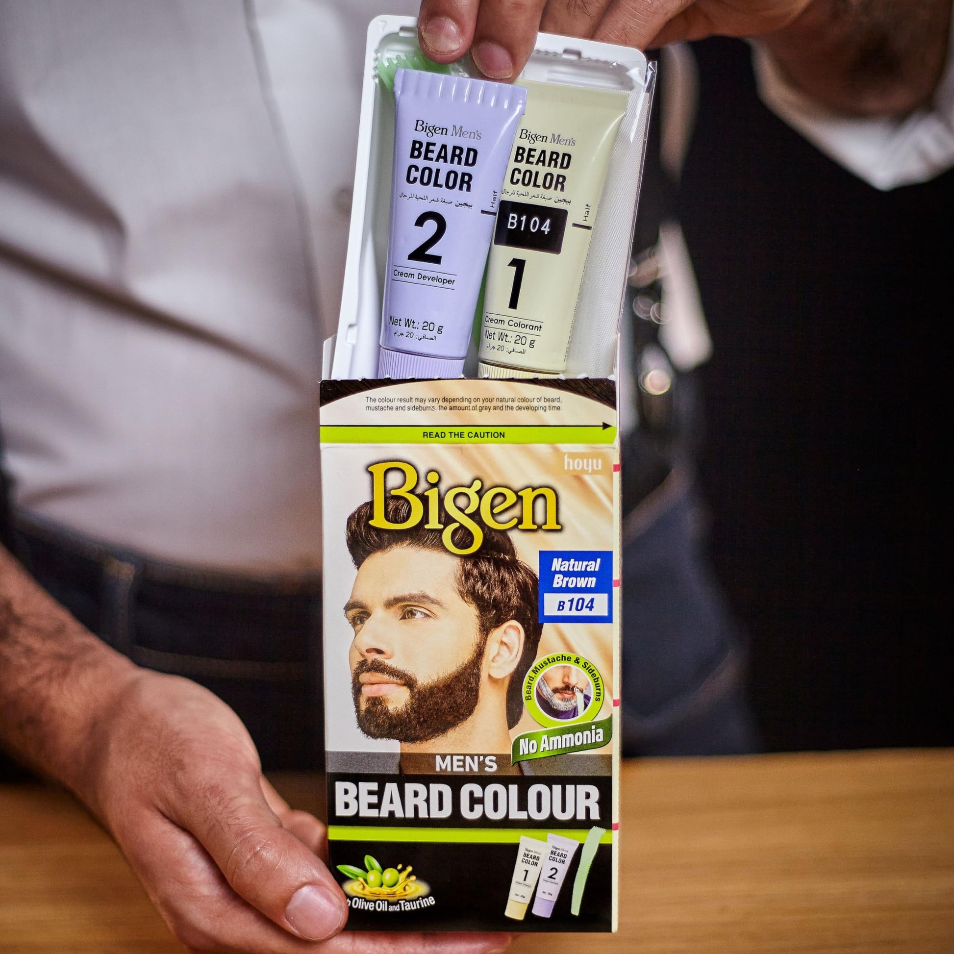 Bigen Tinte en Crema Para Barba y Bigote Men'S Beard Color