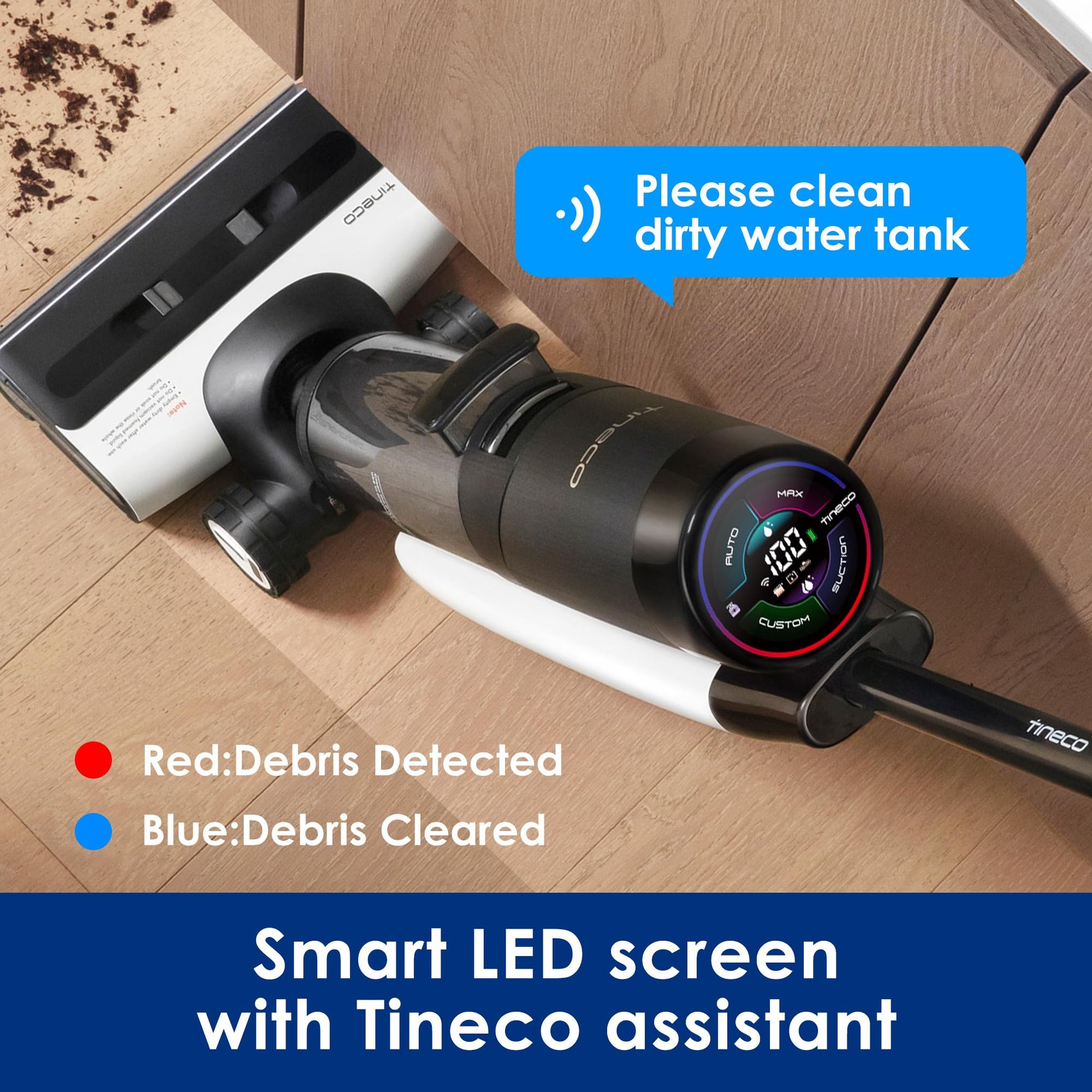 Limpiador de Piso Tineco Floor One S7 Pro Blanco Inteligente para Suelos Duros