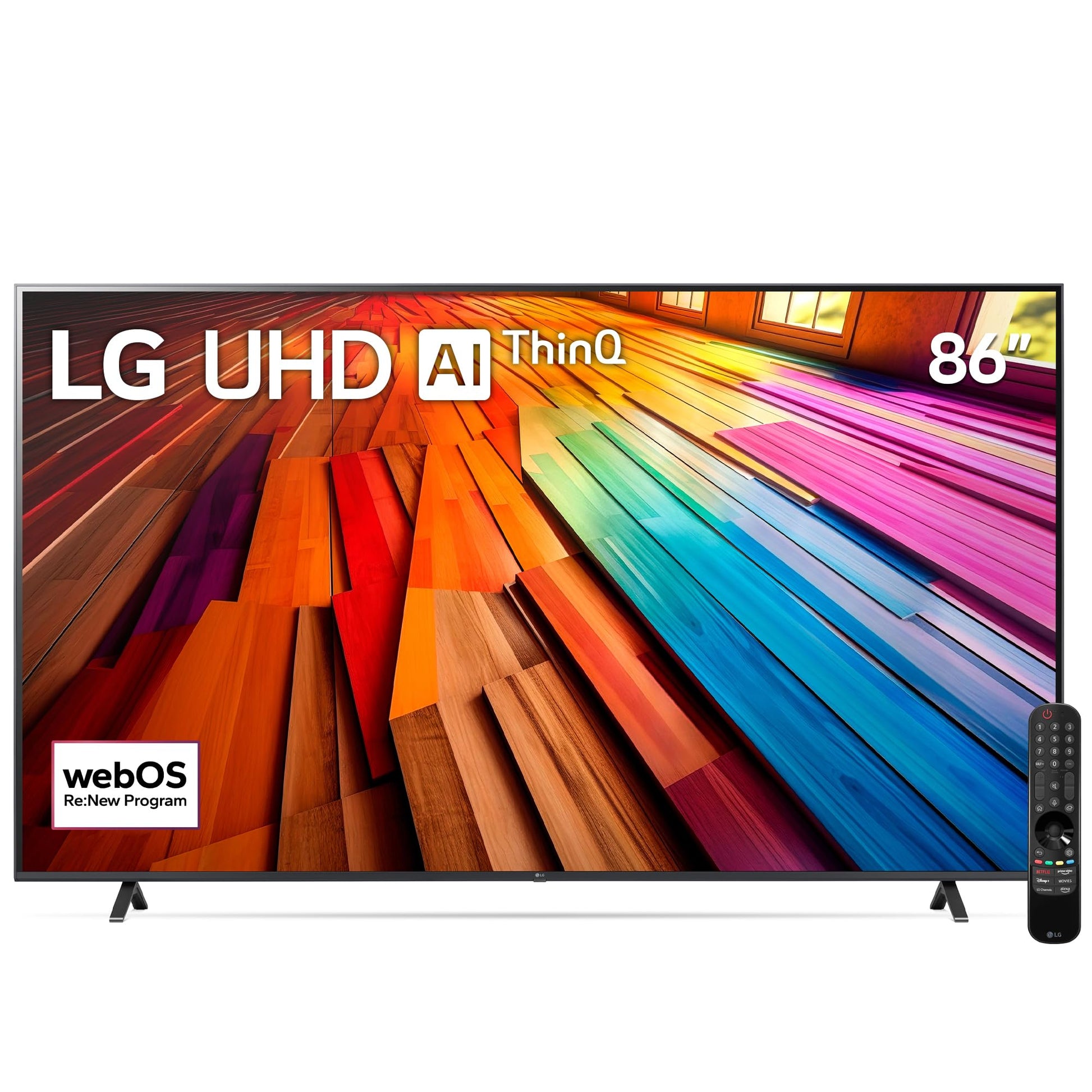 LG Pantalla UHD AI ThinQ 86 Pulgadas 4K Smart TV 2024 86UT8050PSA