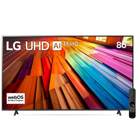 LG Pantalla UHD AI ThinQ 86 Pulgadas 4K Smart TV 2024 86UT8050PSA