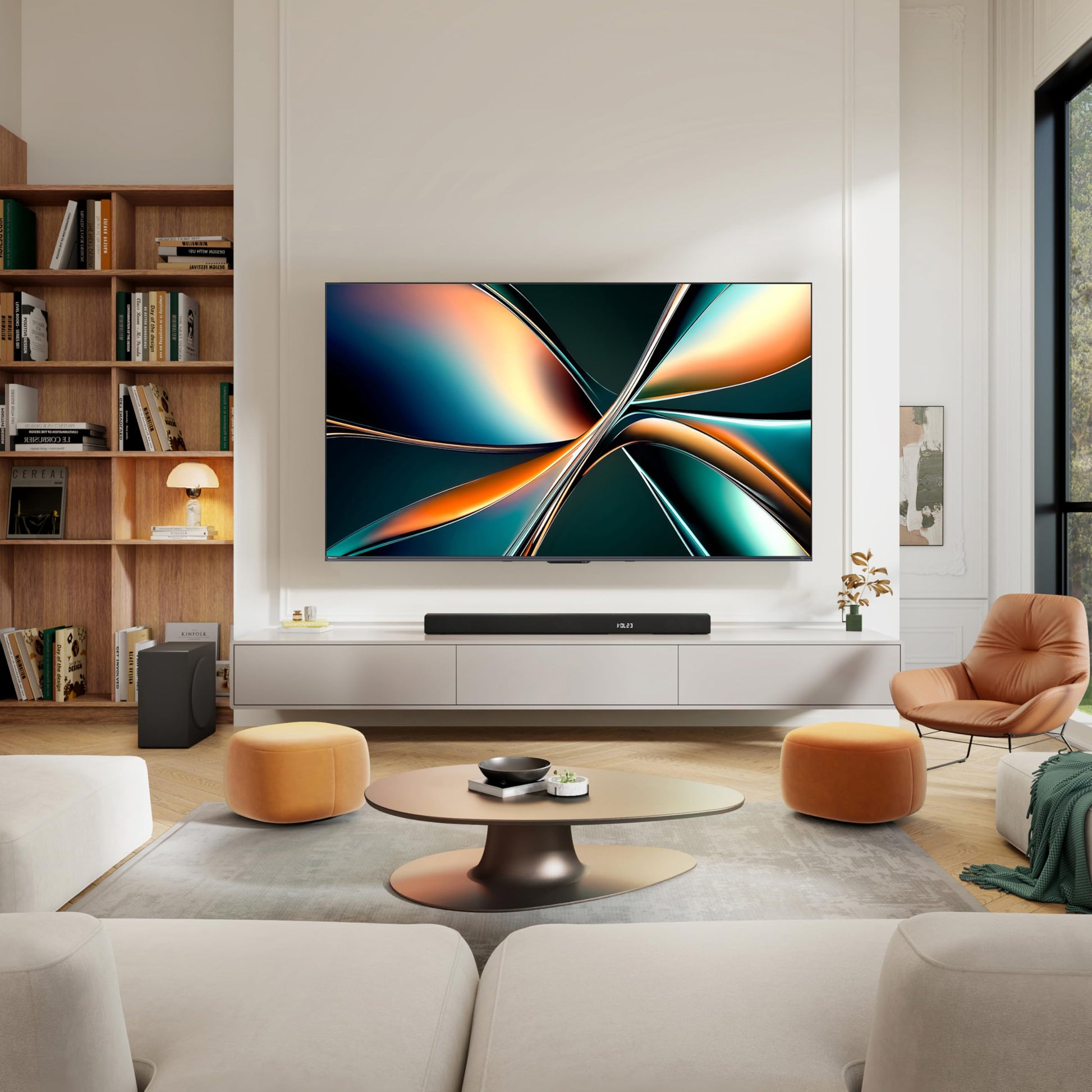 Hisense Television U65QFM (Modelo 2025) Pantalla 65 Pulgadas,Mini-LED Smart Fire TV UHD 4K,Control Remoto por Voz con Alexa,Modo de Juego Pro de 144 Hz,Hi-View AI Engine, mira TV en Vivo sin Cable