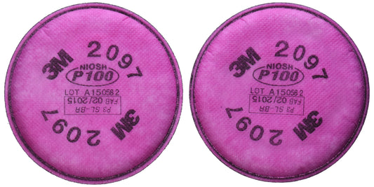 Filtro de Partículas 3M 2097 P100 Orgánico 1 Par