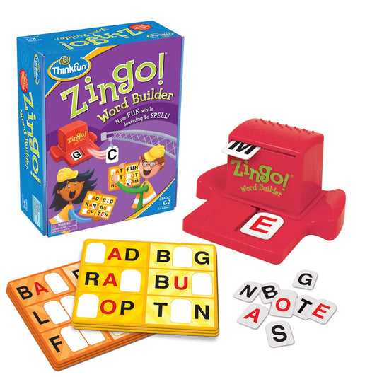 Juego Clásico ThinkFun Zingo Word Builder Verde Galardonado para Niños y Adultos