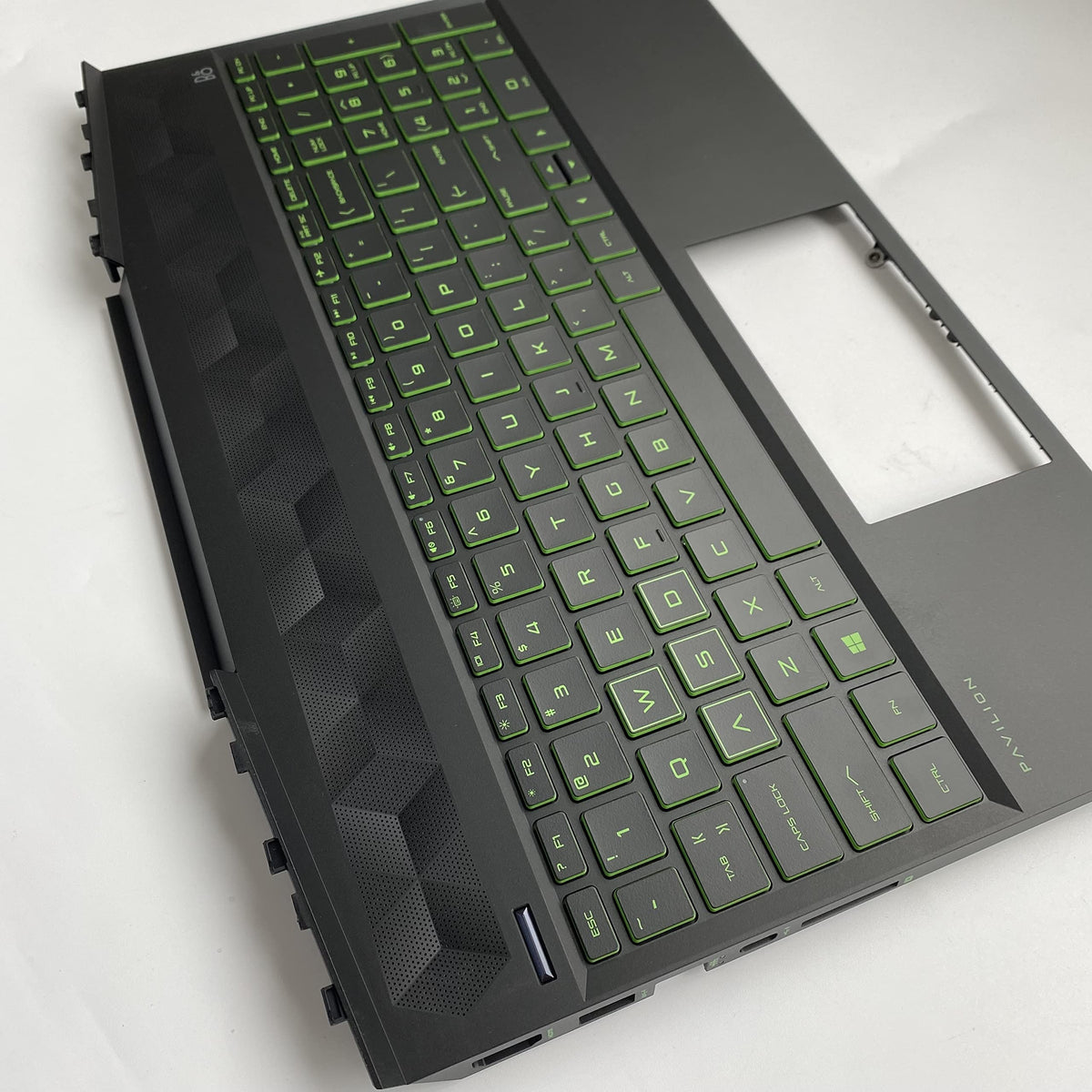 Reposamanos Retroiluminado Verde para Teclado HP Gaming Pavilion 15-DK 15-DK0126TX TPN-C141