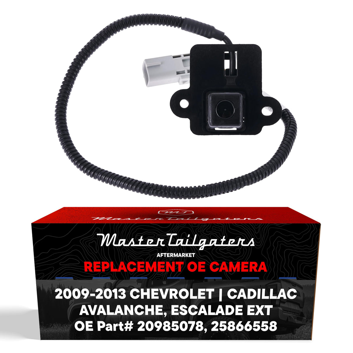Cámara de Respaldo Master Tailgaters Chevrolet Avalanche Cadillac Escalade EXT 2009-2013 Repuesto 20985078
