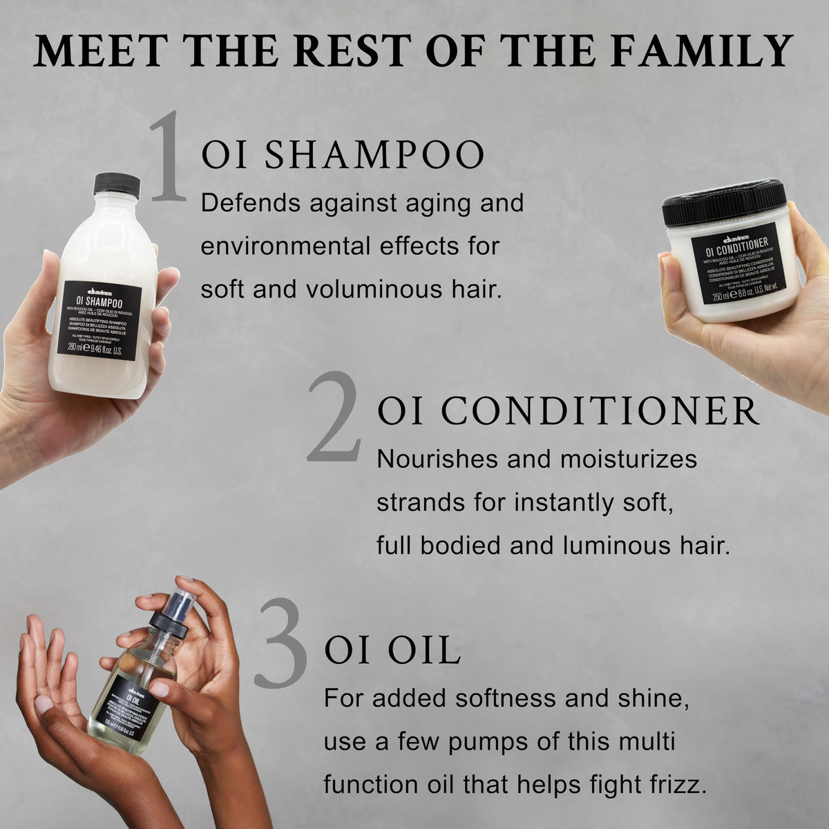 Champú OI de Davines.