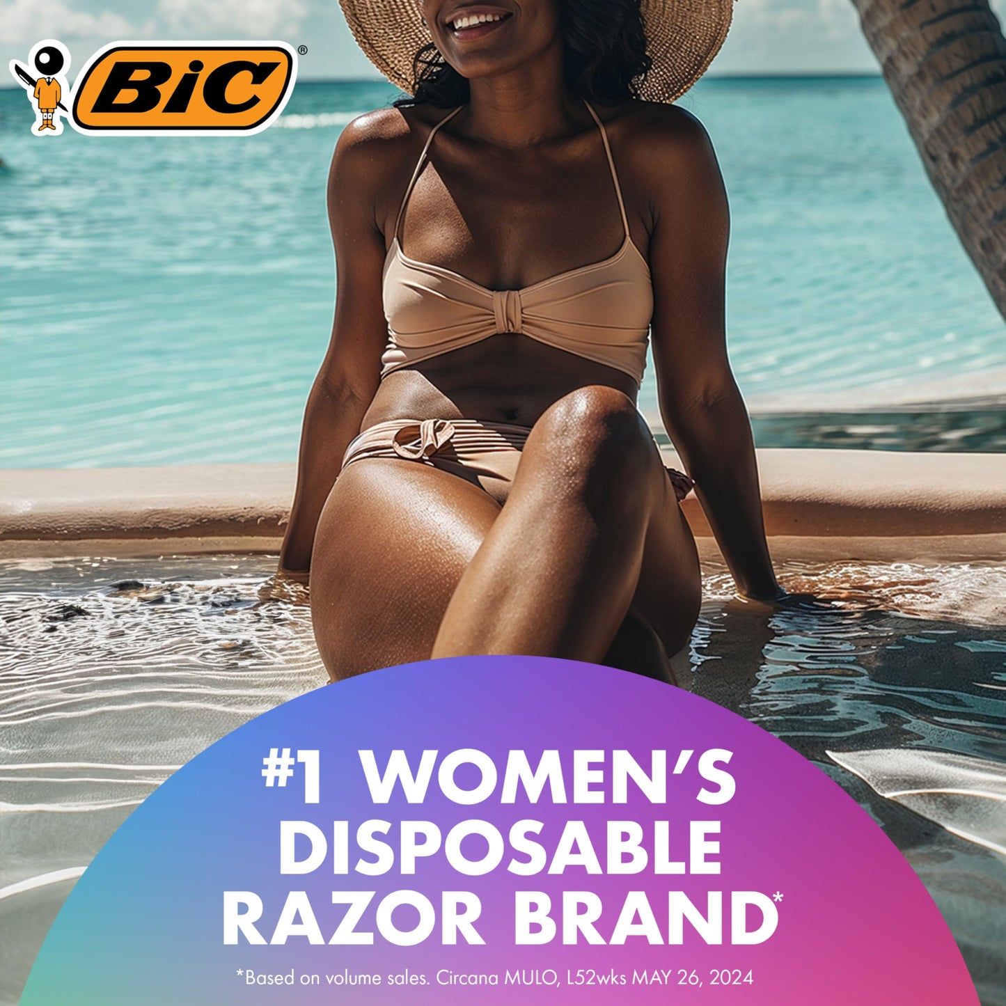 BIC Soleil Color Collection Women's Disposable Razor, 3 Blade, 14-Count
