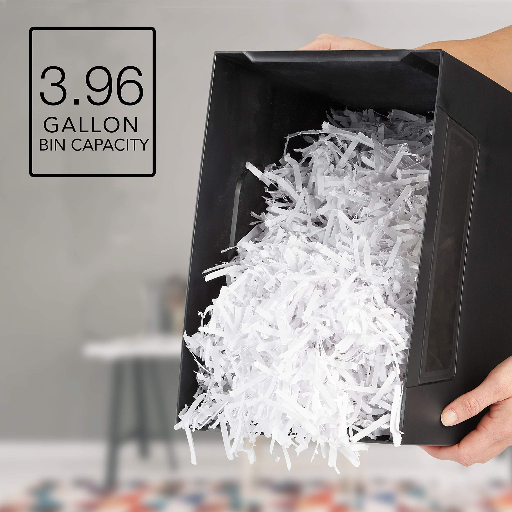 GBC Trituradora de papel PX08-04, corte cruzado, 8 hojas 1757404, 13.5" x 10" x 12.8", Orientación Lateral 1757404