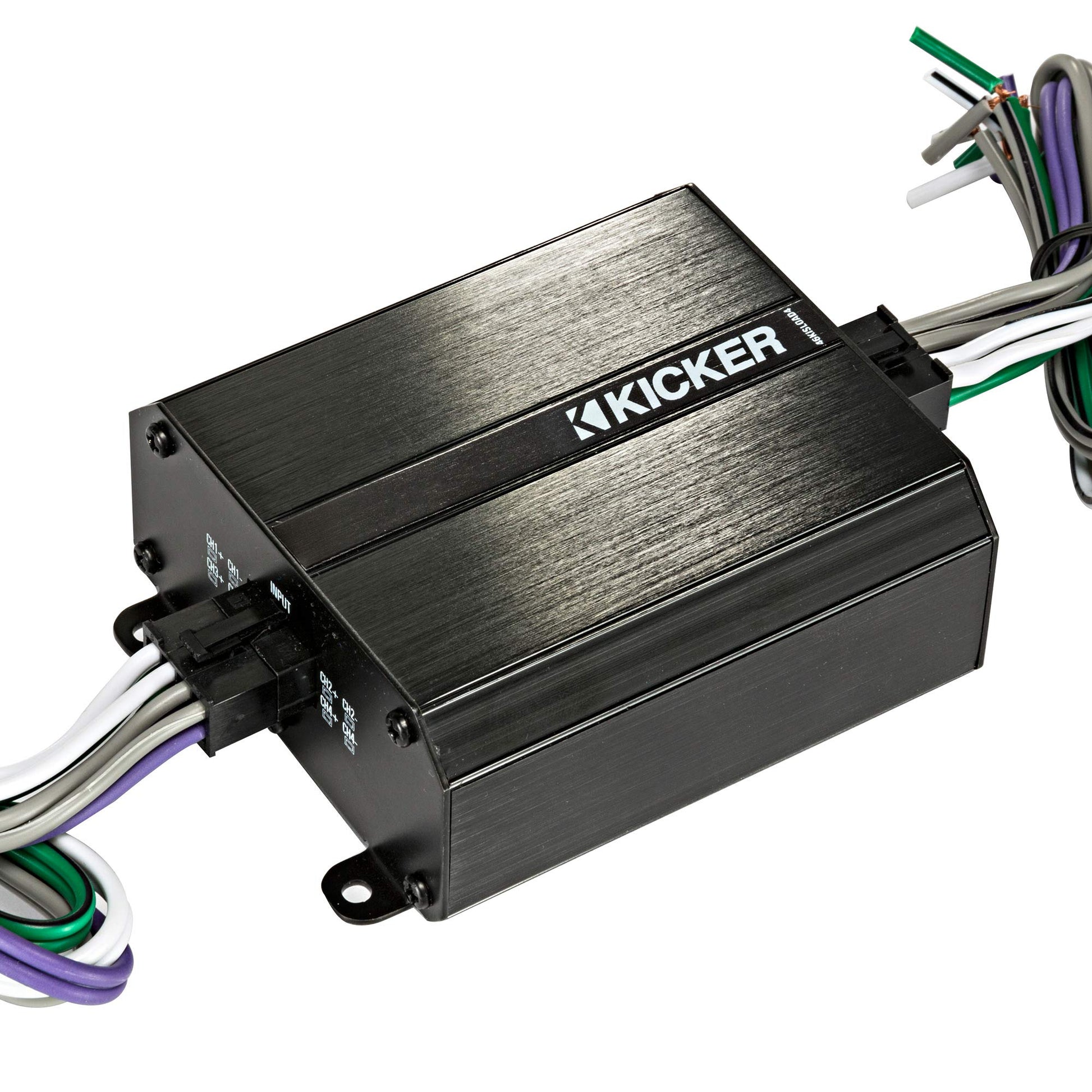 Interfaz de radio inteligente Kicker 46KISLOAD4 serie K para añadir un amplificador de rango completo