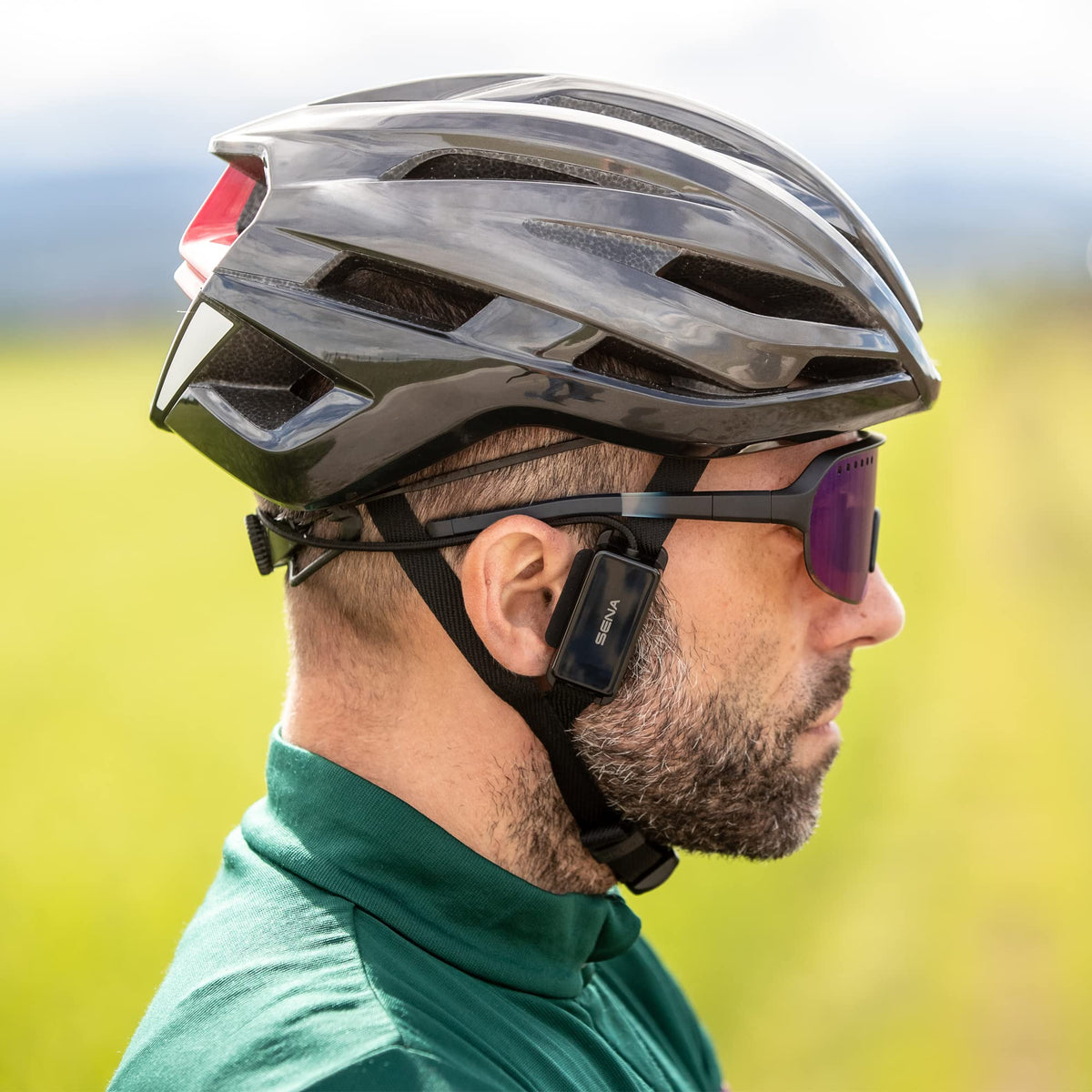 Auriculares Universales Sena pi Intercomunicador Bluetooth para Cascos de Ciclismo y Deportes Multiples