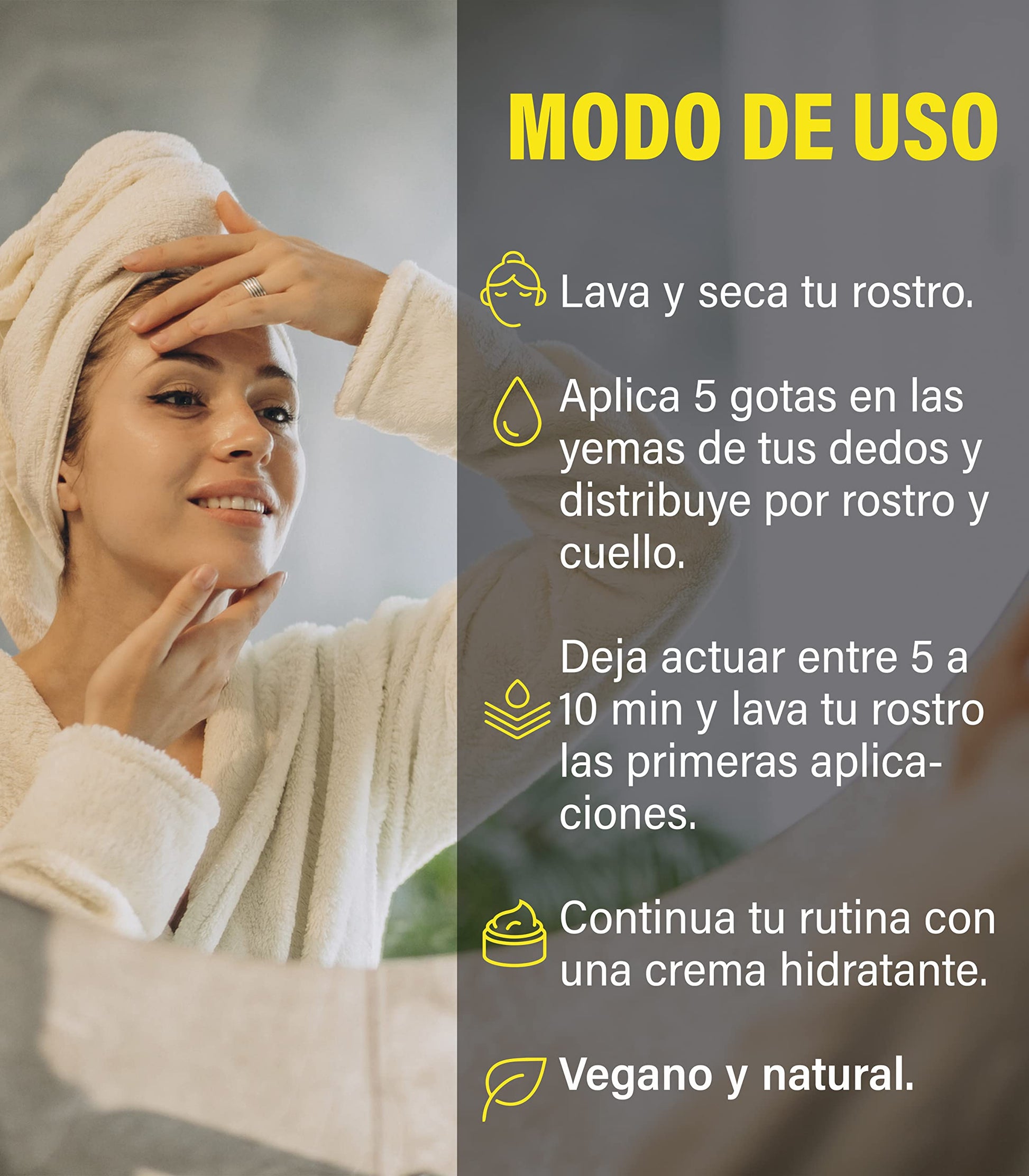 Sqin Luxiena Serum Acido Salicilico y Ácido Hialurónico Facial, Exfoliante Facial y Anti-imperfecciones. Controla Piel Grasa y disminuye Puntos Negros, Peeling Facial, Suero Acido Salicilico Día y Noche, Skin Care 30 ml.