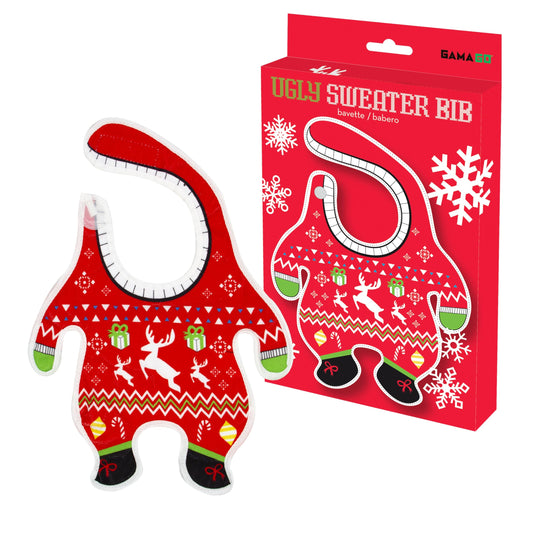 Babero Gamagao Suéter Navideño para Bebé