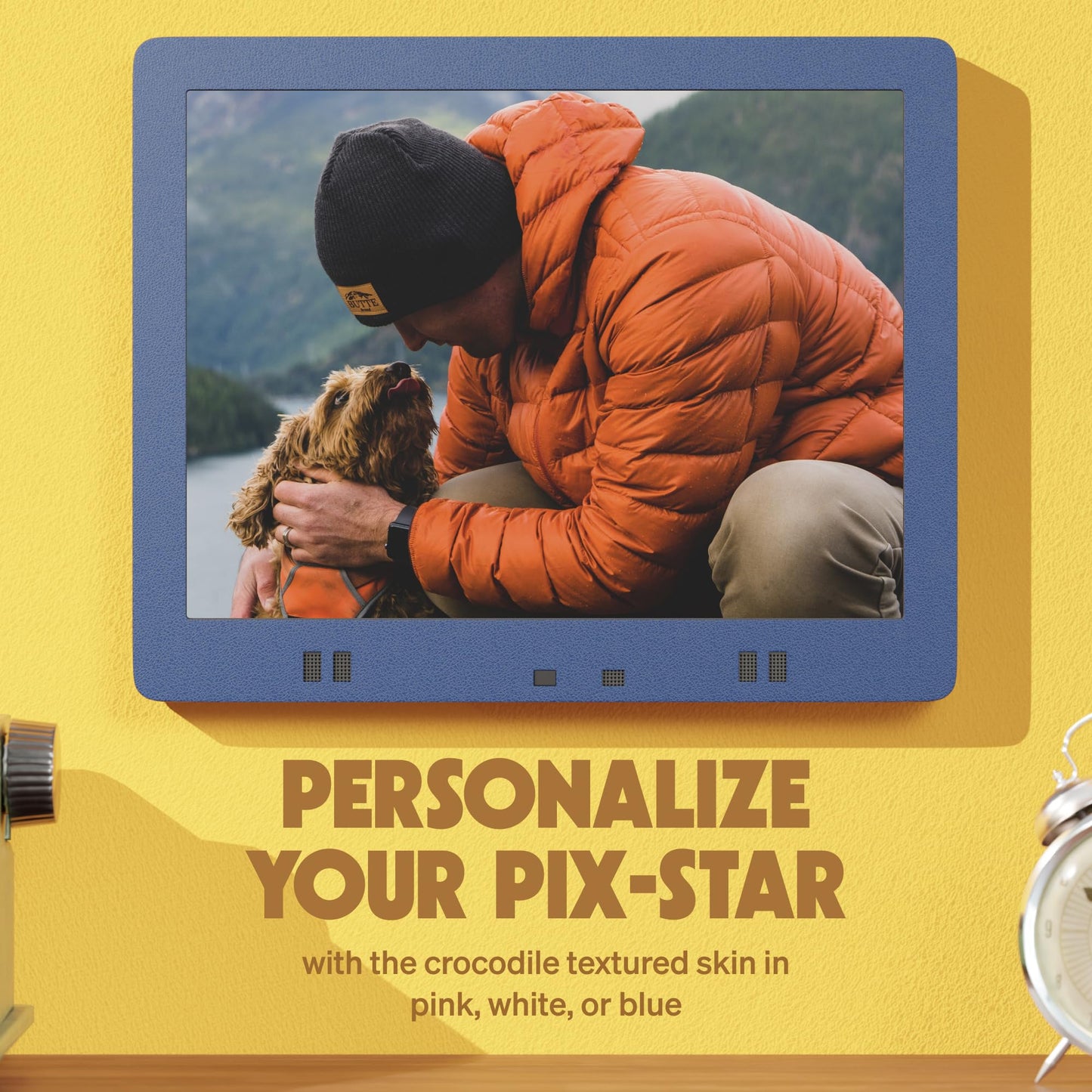 Marco De Fotos Digital Pix Star 15 Pulgadas Azul