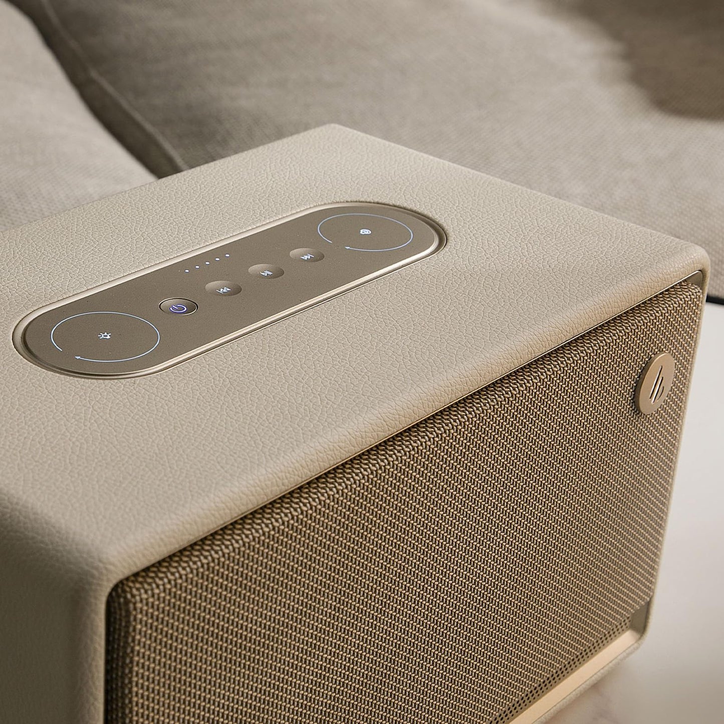 Edifier ES300 Altavoz WiFi y Bluetooth – 60 W Hi-Res Audio, AirPlay 2, LDAC, batería de 12 Horas, multiroom, USB & AUX, iluminación Ambiental, Carcasa de Madera, Control por aplicación, Altavoz