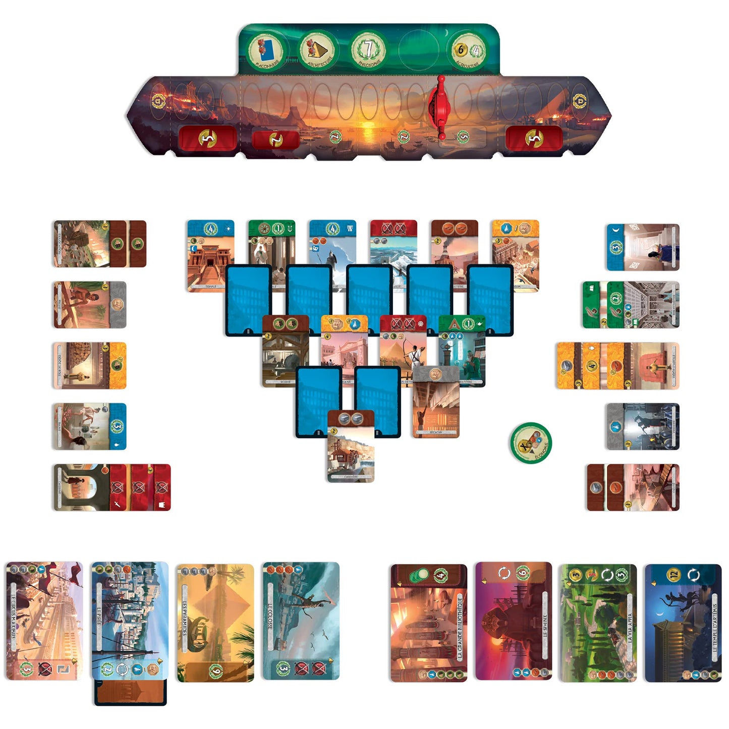 Juego de Mesa Repos Production 7 Wonders Duelo
