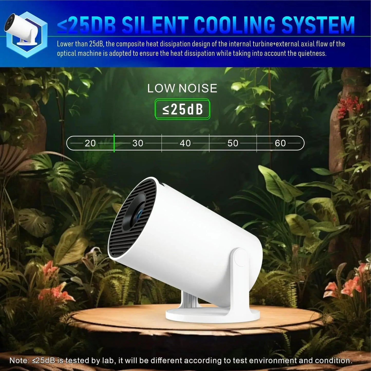 Mini proyector 4K Smart Home Cinema con Android 11, WiFi6 2.4/5G, Bluetooth5.4, corrección trapezoidal coche, rotación 180°, pantalla 130 pulgadas para teléfono/PC/Lap