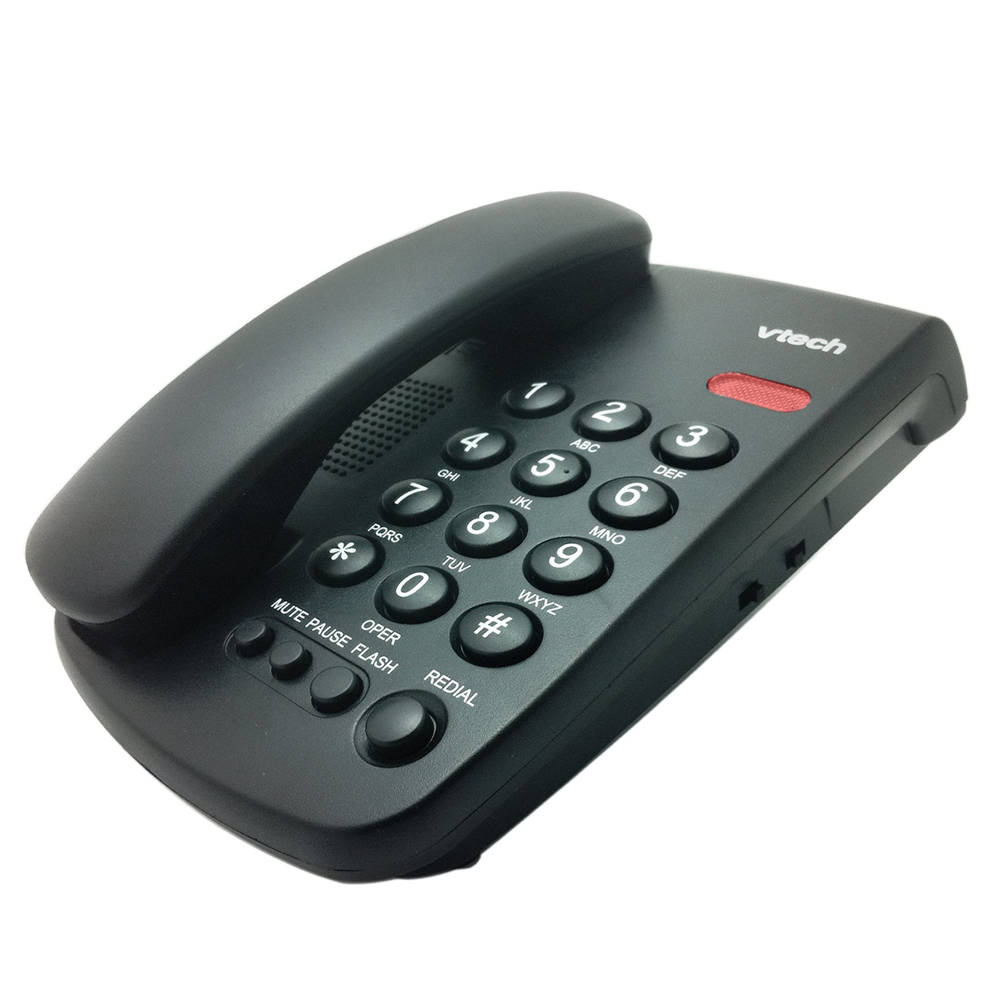 VTech VTC100 Teléfono Línea Fija, Color Negro
