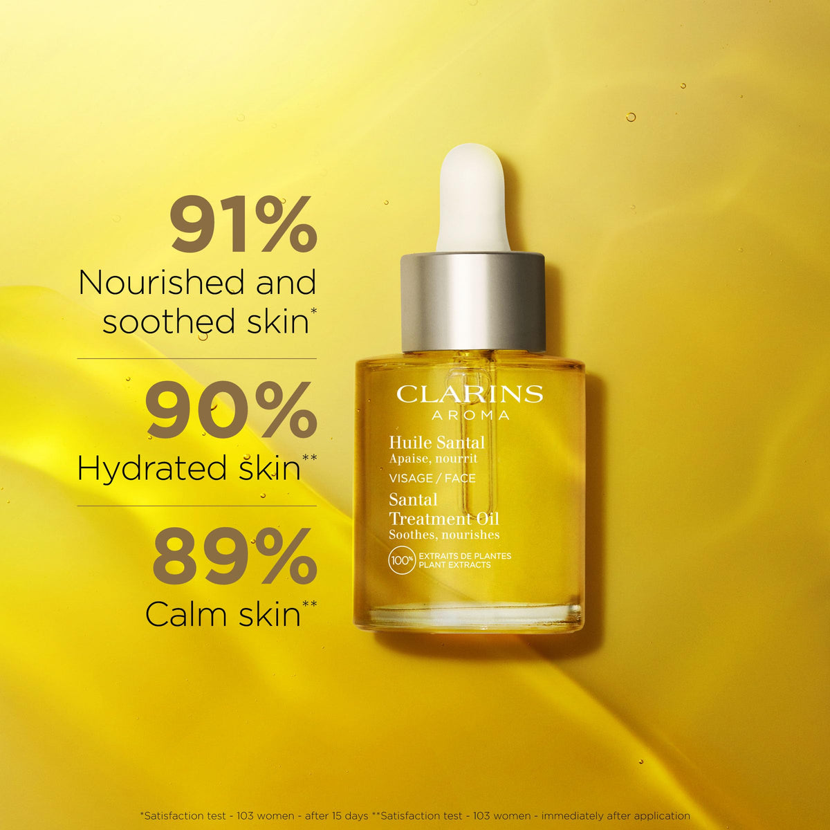 Santal Face Treatment Oil - Dry Skin by Clarins for Unisex - 1 oz Treatment