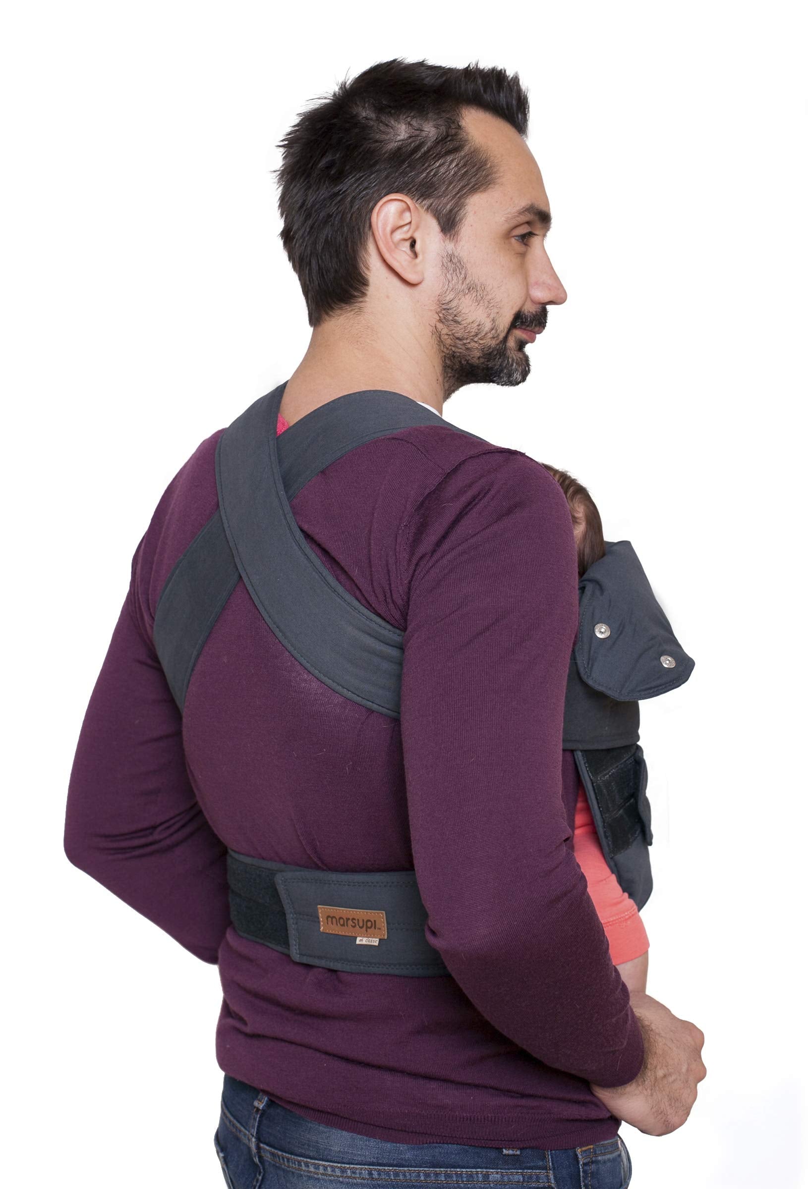 Mochila Portabebés Marsupi Gris Talla XL