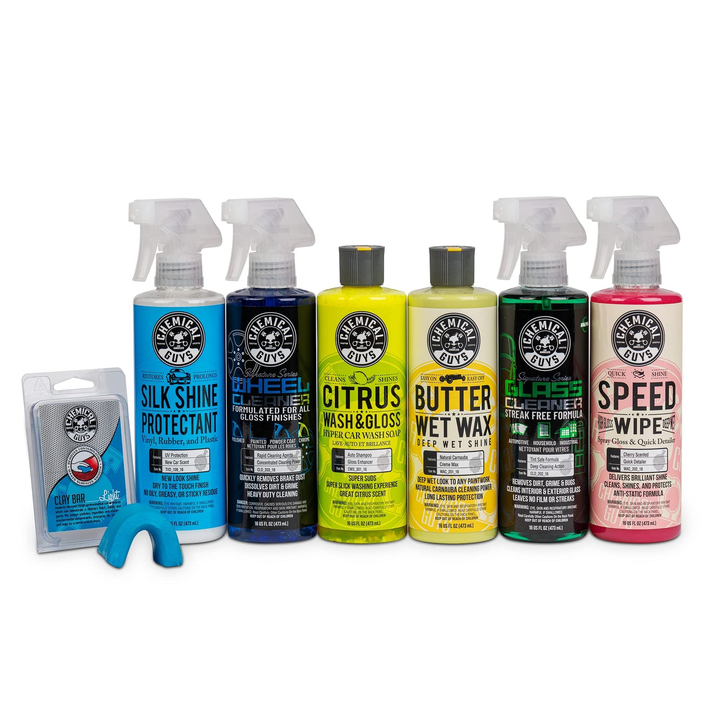 Chemical Guys HOL124 Starter Car Care Kit (7 Items), 16. Fluid_Ounces, 7 Pack