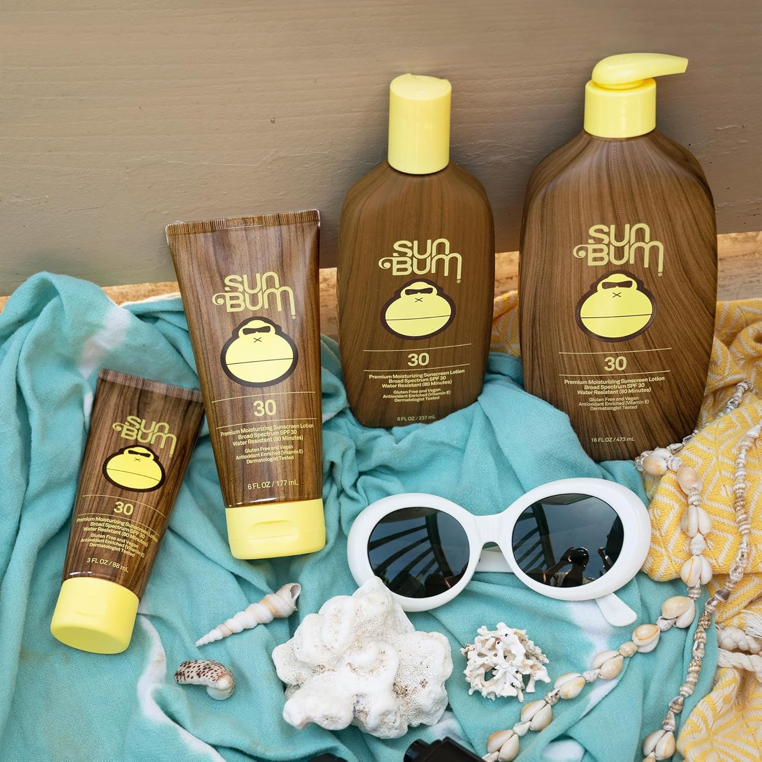 Loción Protector Solar Sun Bum SPF 30 Hidratante 8 Onzas