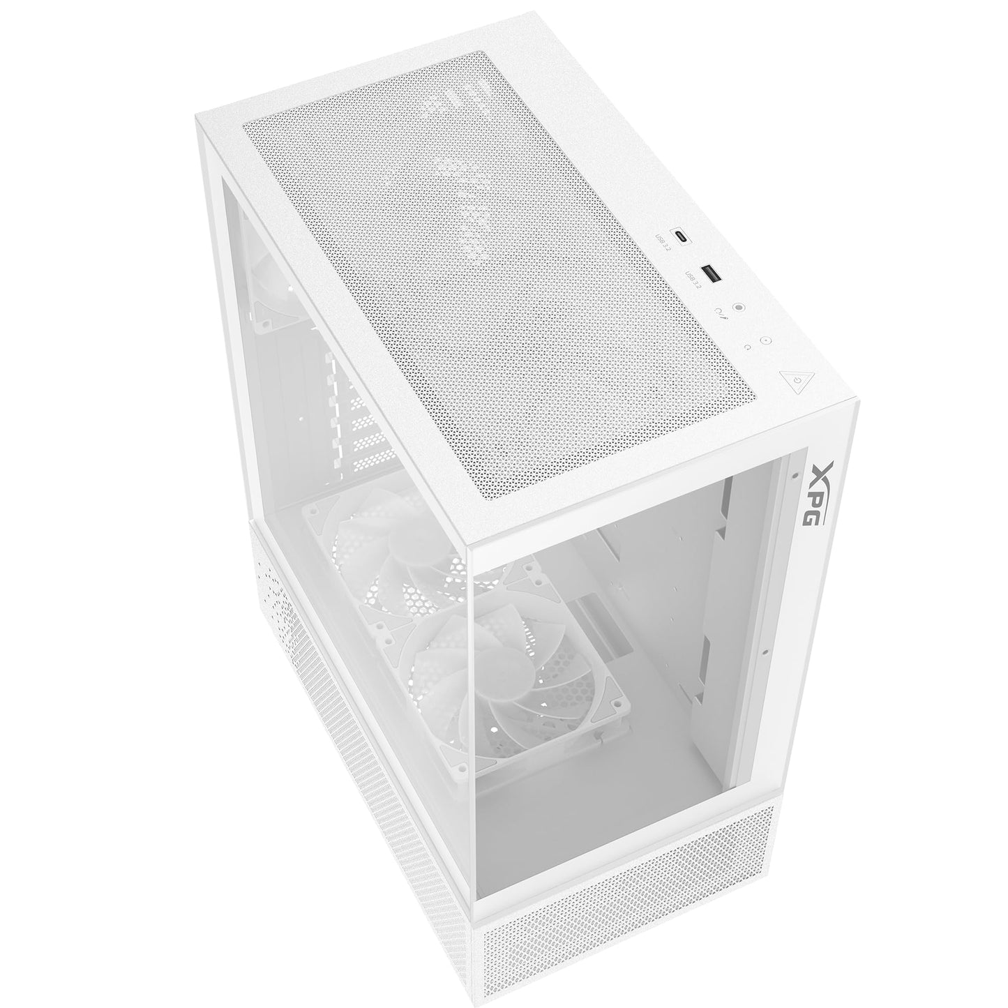 XPG GABINETE ADATA Invader X Mini Blanco ARGB ATX S/Fuente Cristal INVADERXMINIMT-WHCWW
