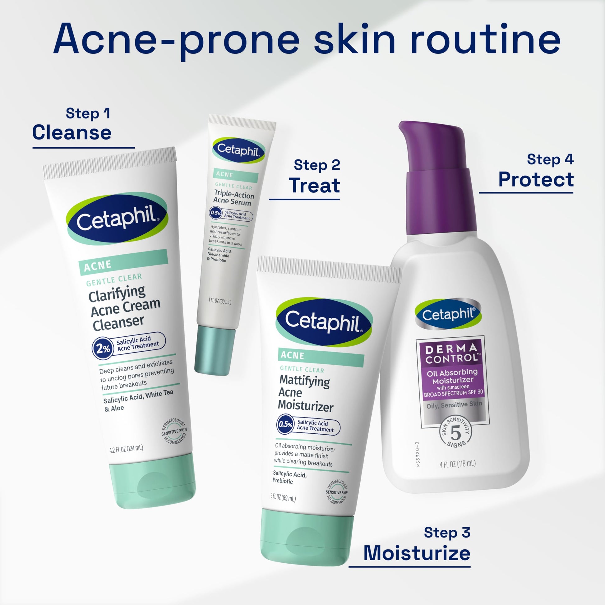 Cetaphil Gentle Clear Triple Accion Acne Serum 30ml