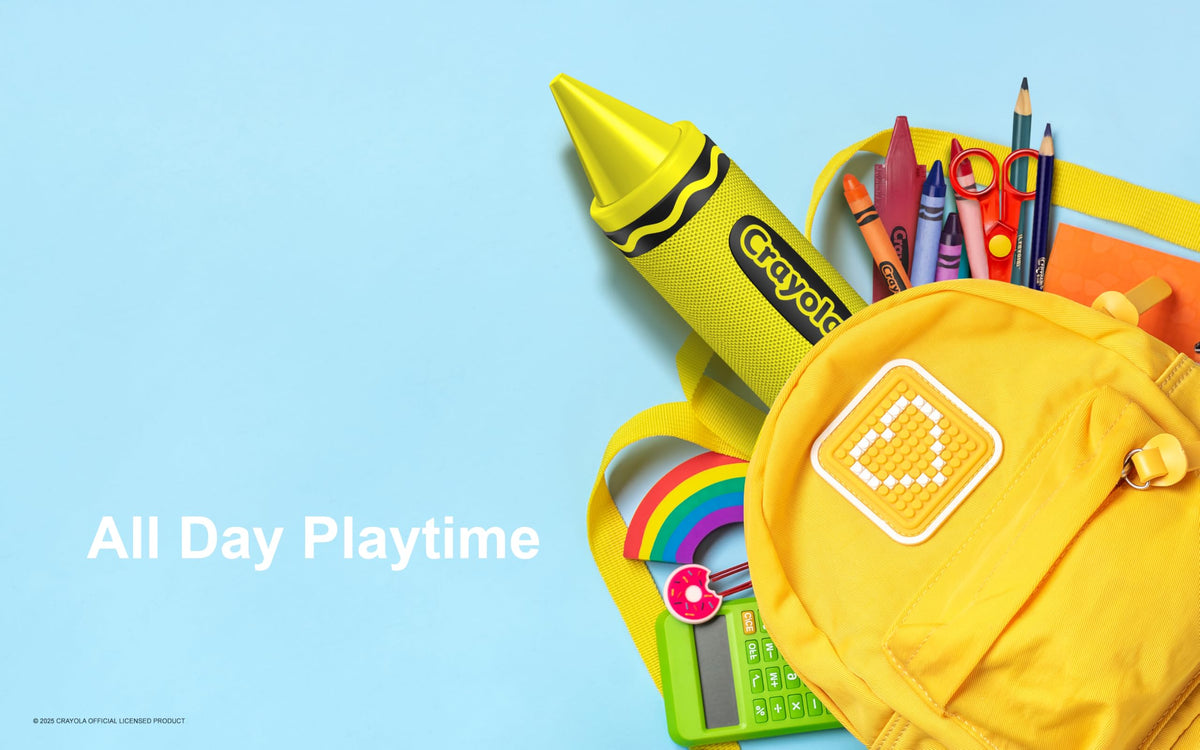 Bocina Bluetooth Crayola Kids Crayon Azul 20W Sonido HD Batería Larga Duración