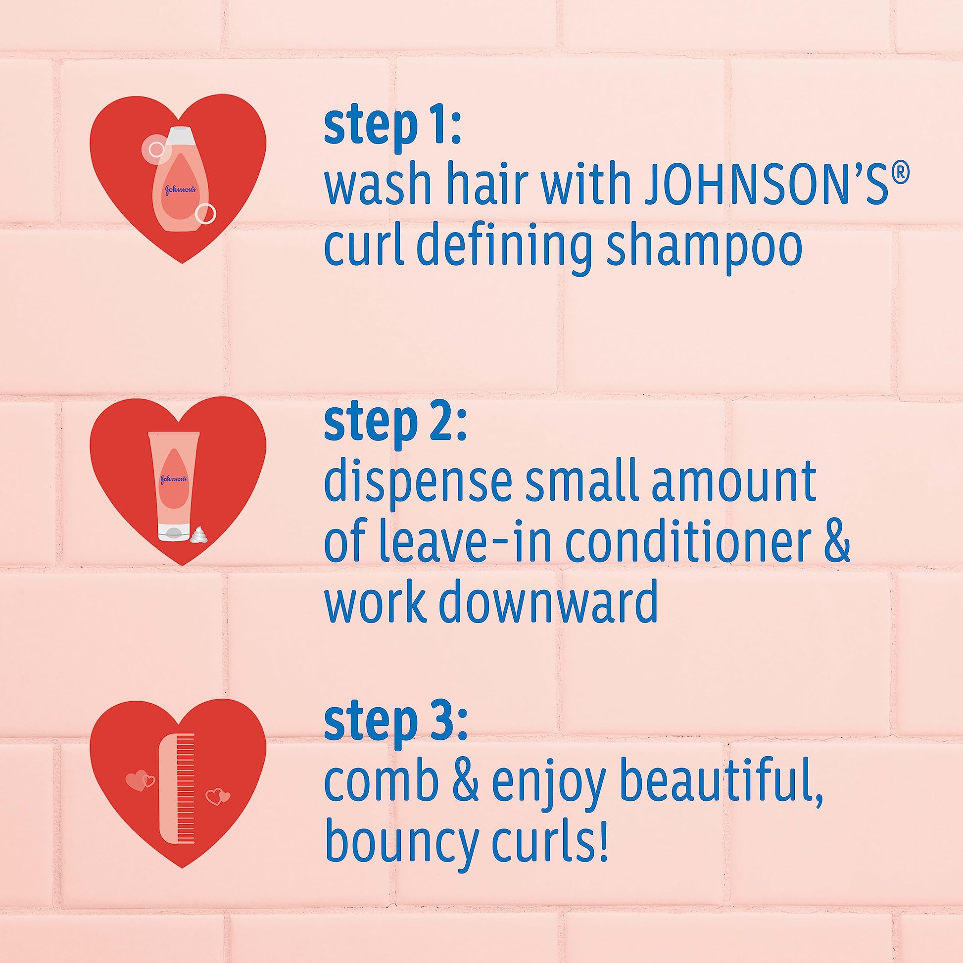 Johnson's Baby - Acondicionador sin lágrimas para niños con manteca de karité, 6.8 oz