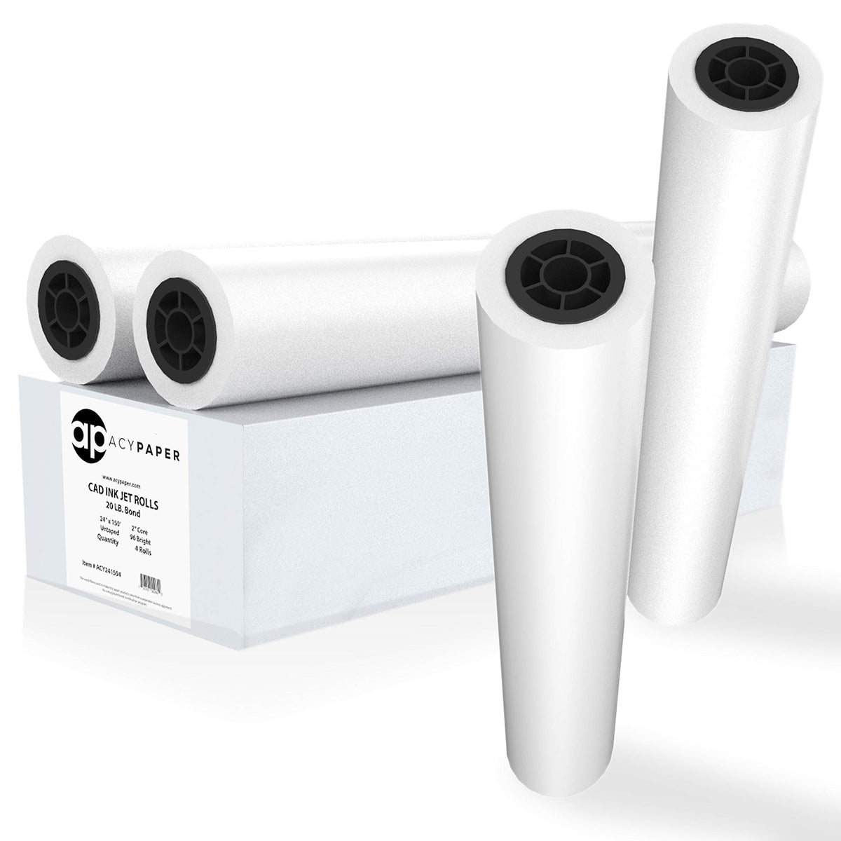 Papel de Trazador ACYPAPER Blanco Bond para Impresión CAD