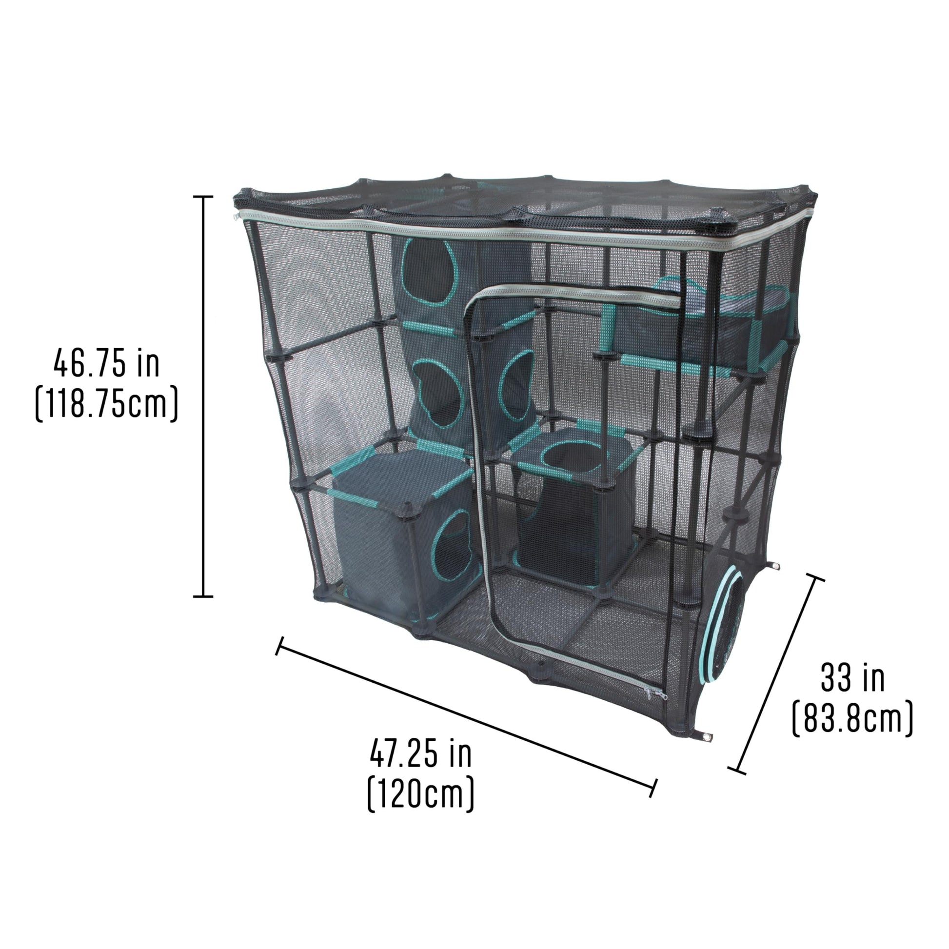 Kitty City - Mega kit de muebles para gatos Claw para interiores y exteriores, cama para gatos, caseta exterior, rascador de gatos corrugado