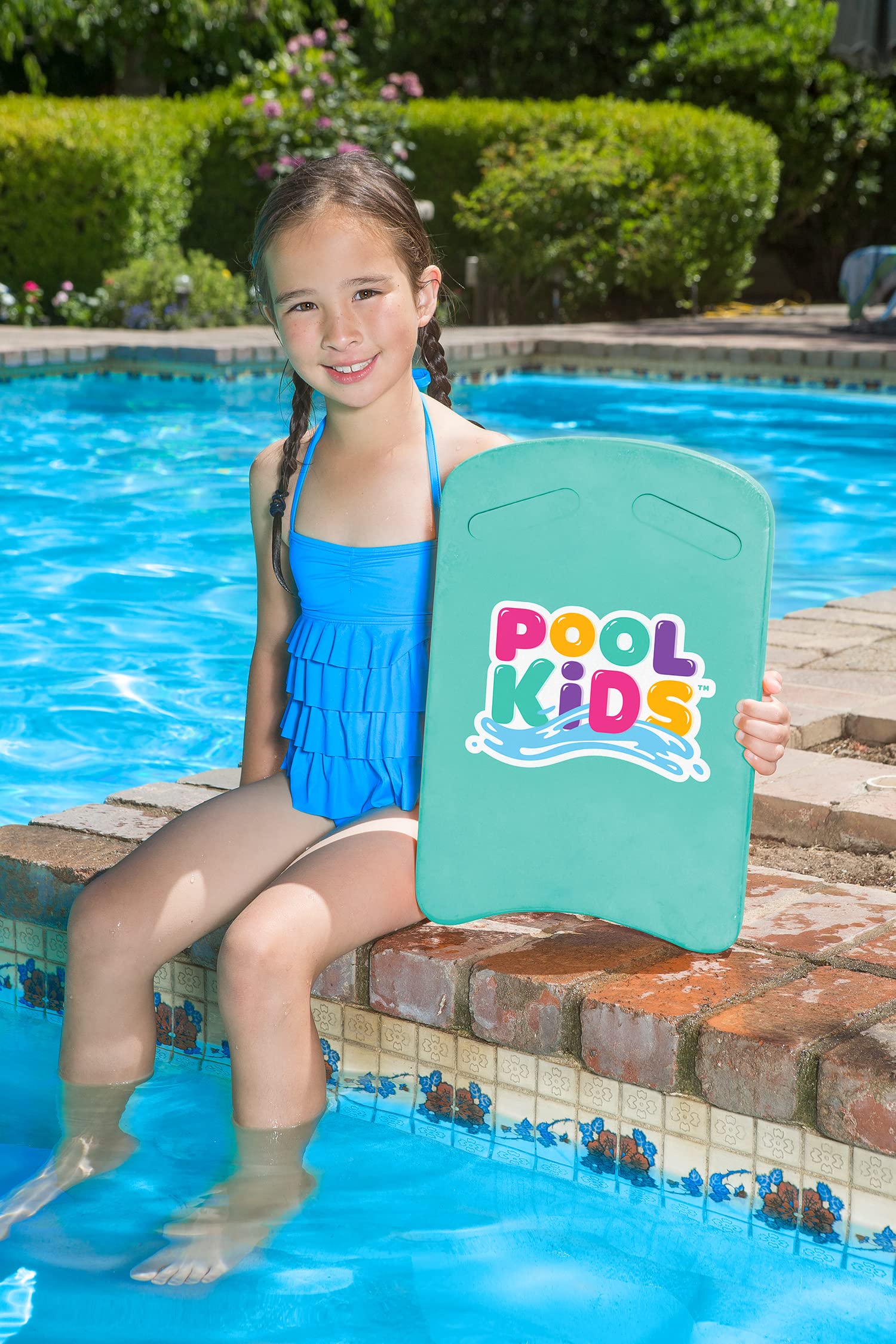 Tabla de Natación Poolmaster Aguamarina Mediana para Niños